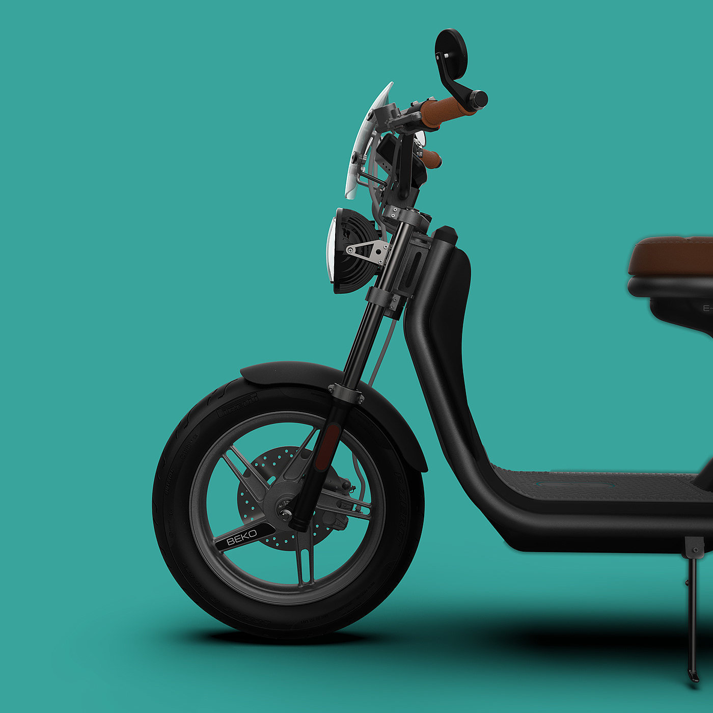 E-BETA Cafe Cruiser，Electric scooter，vehicle，Automobile design，