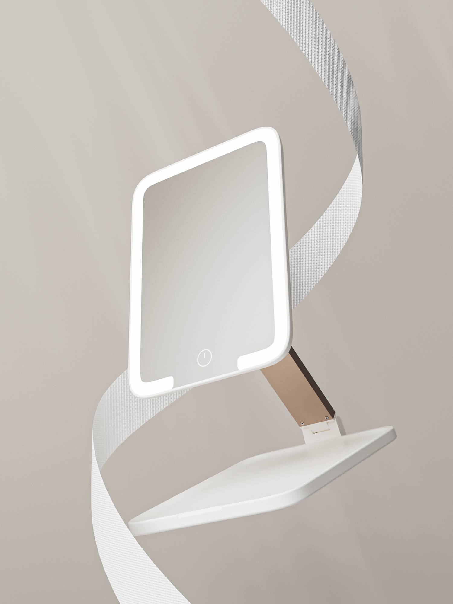 Qingqingmei，QIQIMI Kiss US，Folding beauty mirror，Led beauty mirror，Beauty makeup，Cosmetic mirror，