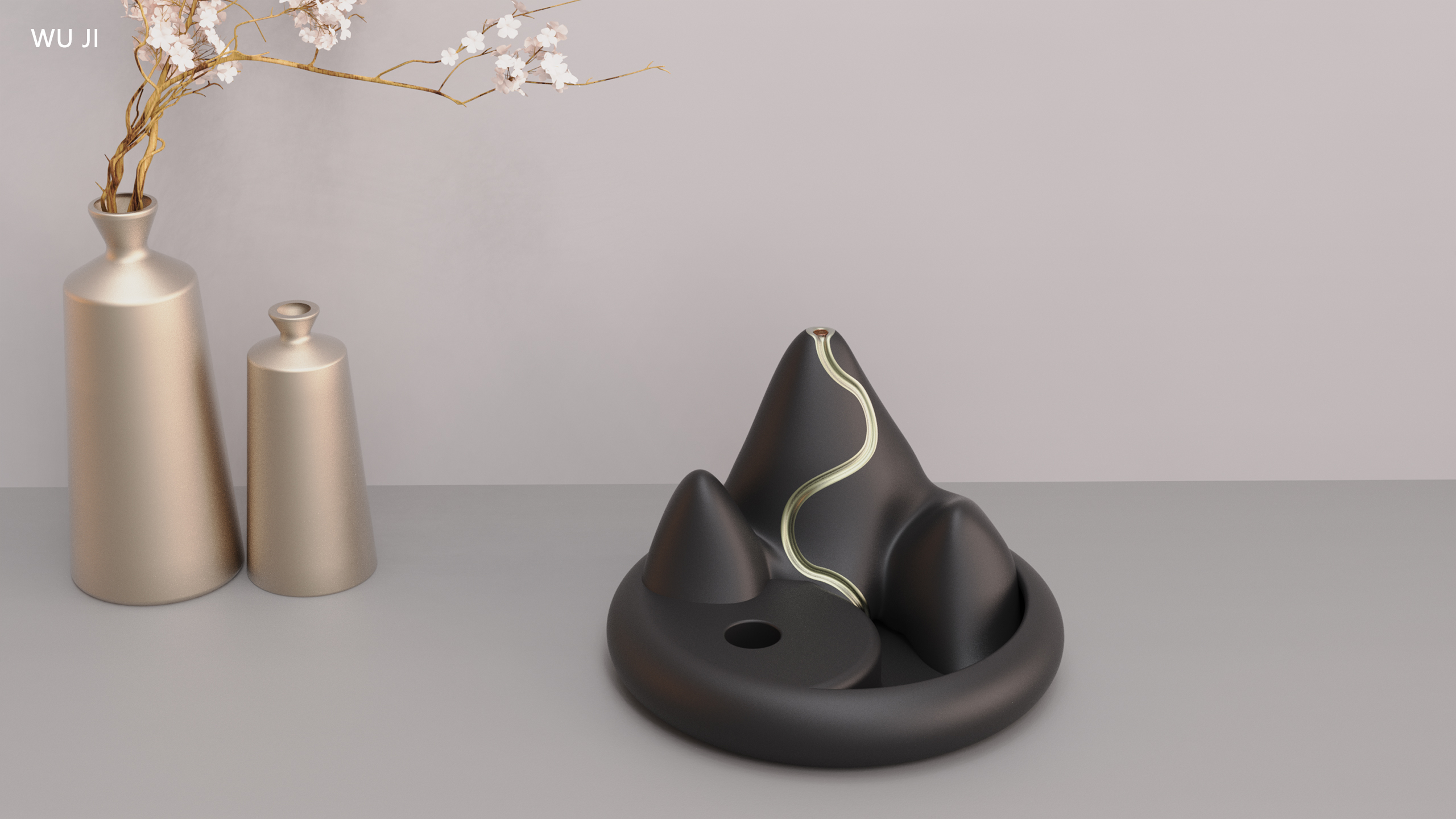 Backflow incense，Wuyi Mountain，ceramics，Cultural creation，industrial design，