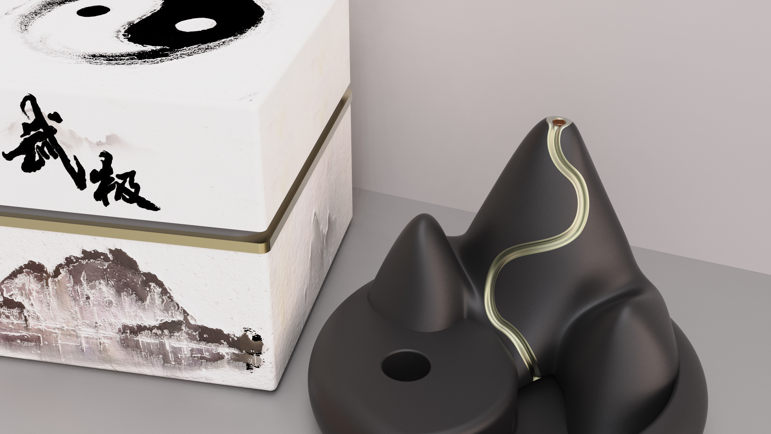 Backflow incense，Wuyi Mountain，ceramics，Cultural creation，industrial design，