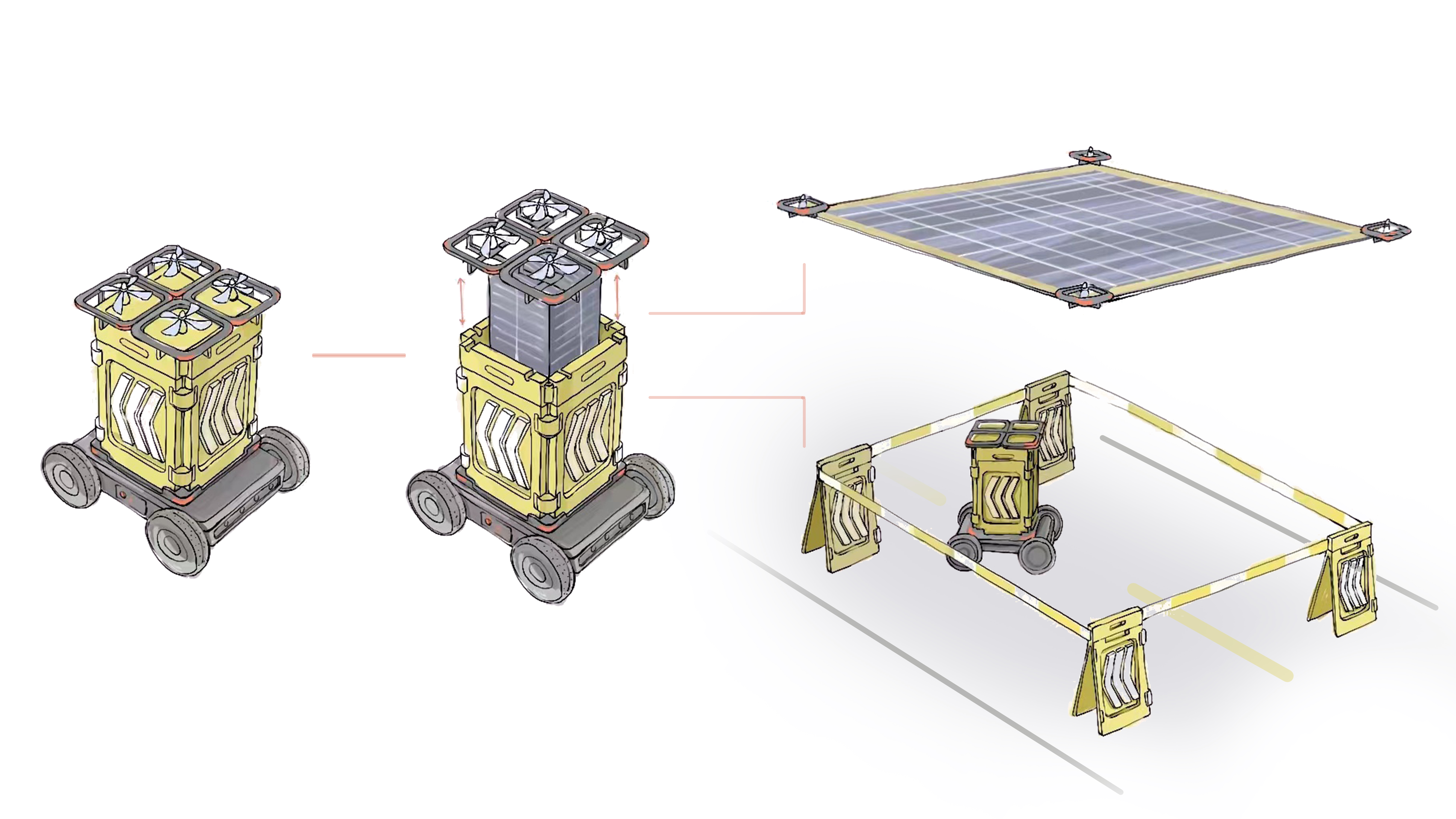 Road rescue，solar energy，UAV，intelligence，