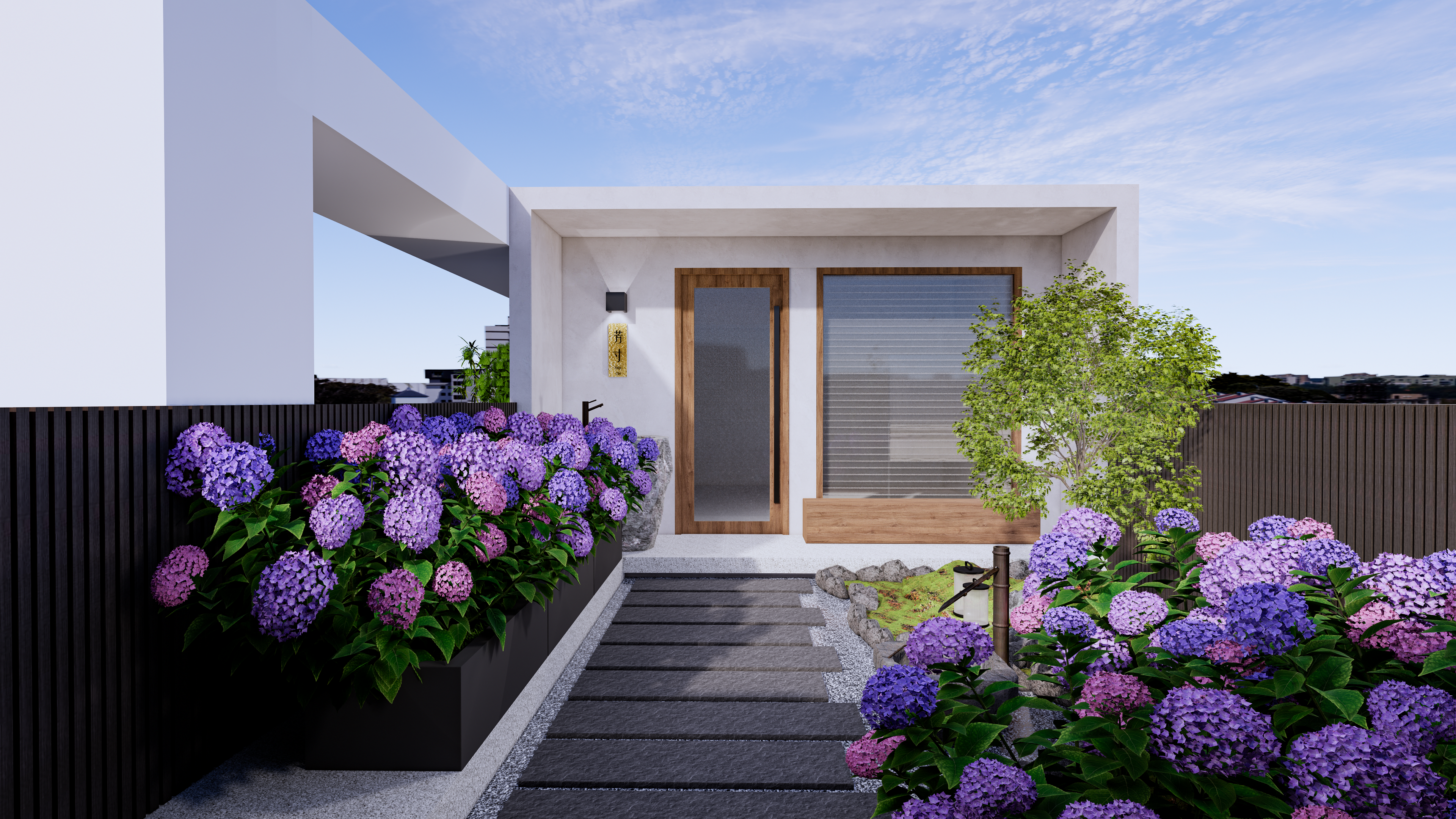 Tea room; Effect diagram，