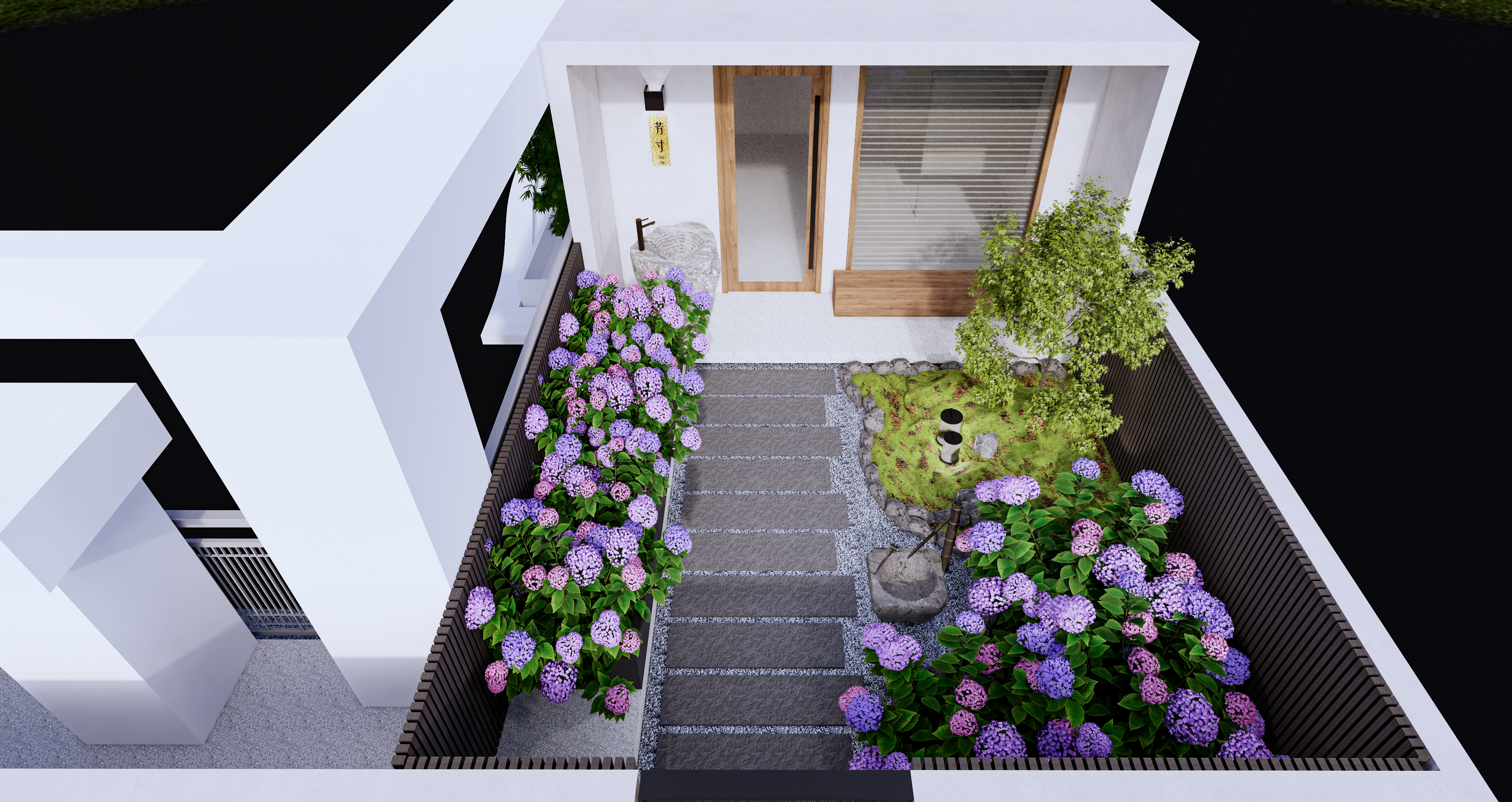 Tea room; Effect diagram，