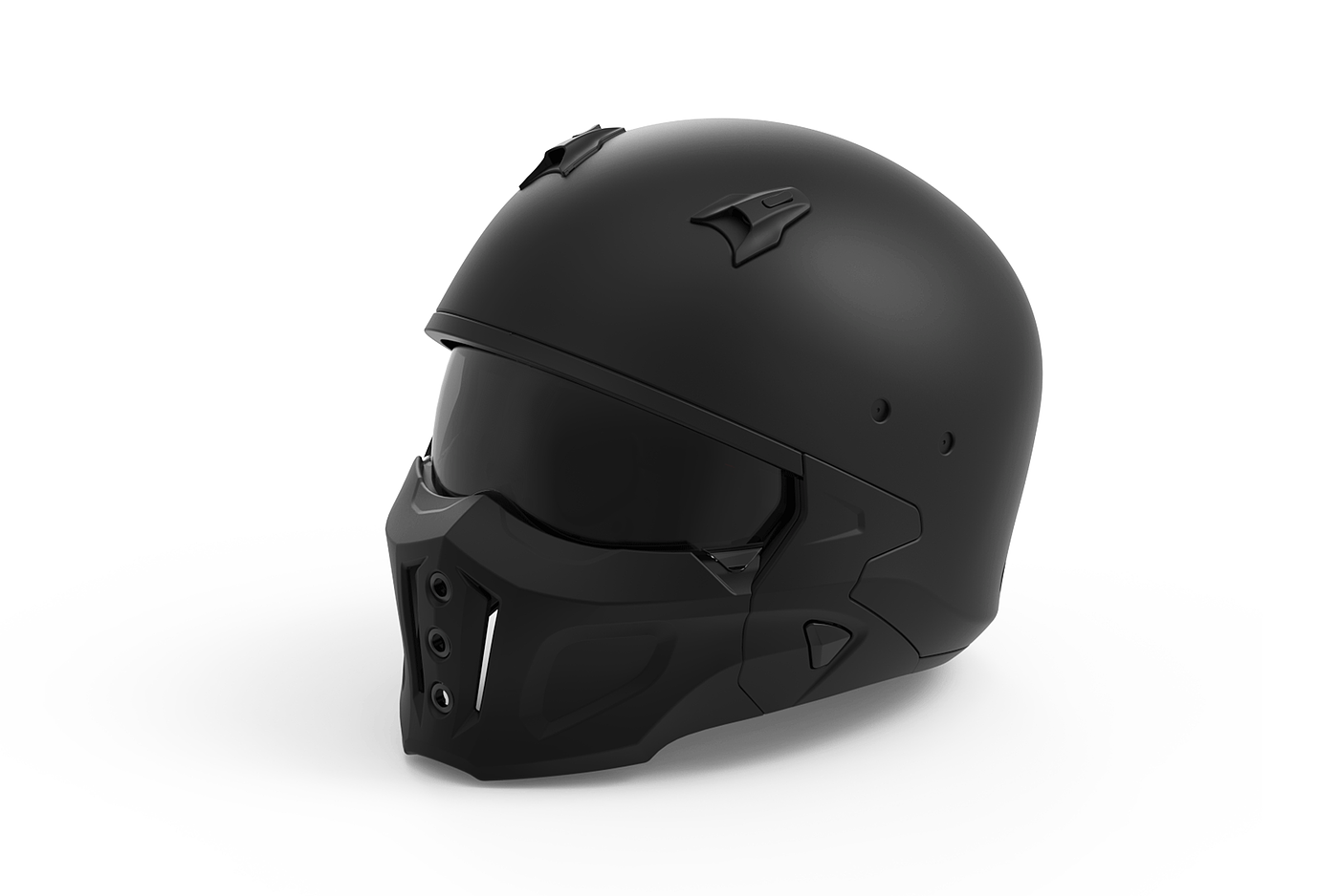 Helmet，motorcycle，black，