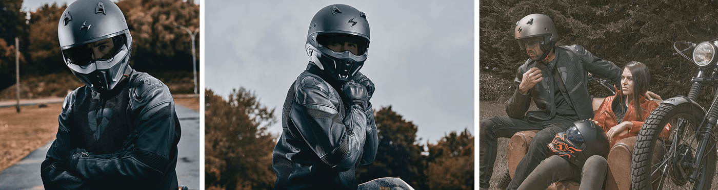 头盔，摩托车，黑色，