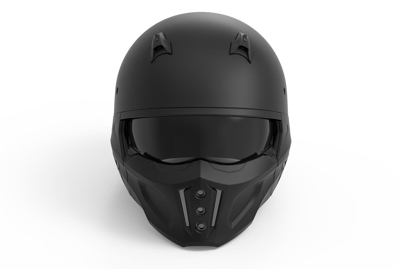 头盔，摩托车，黑色，