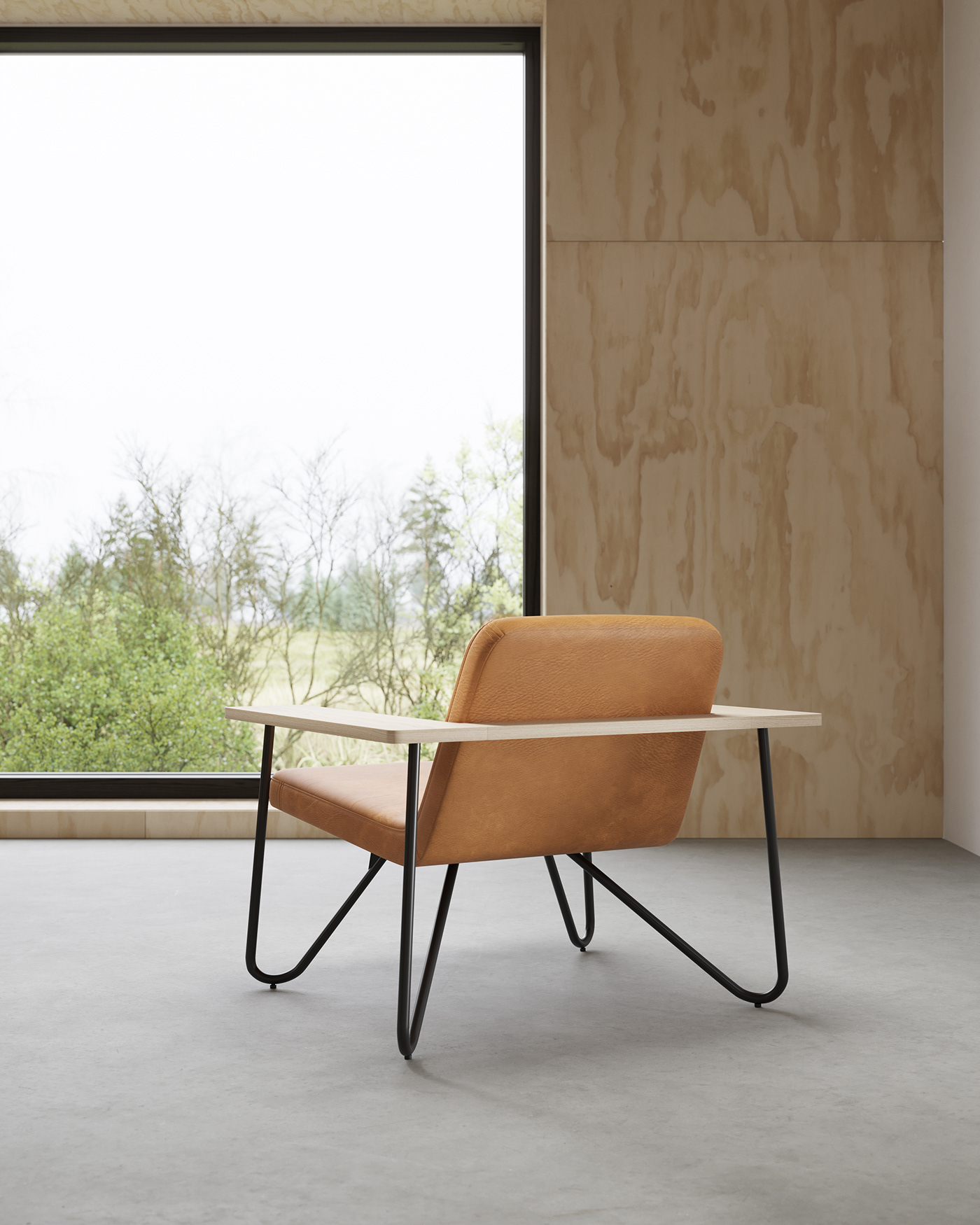 chair，Leatherwear，Metal，