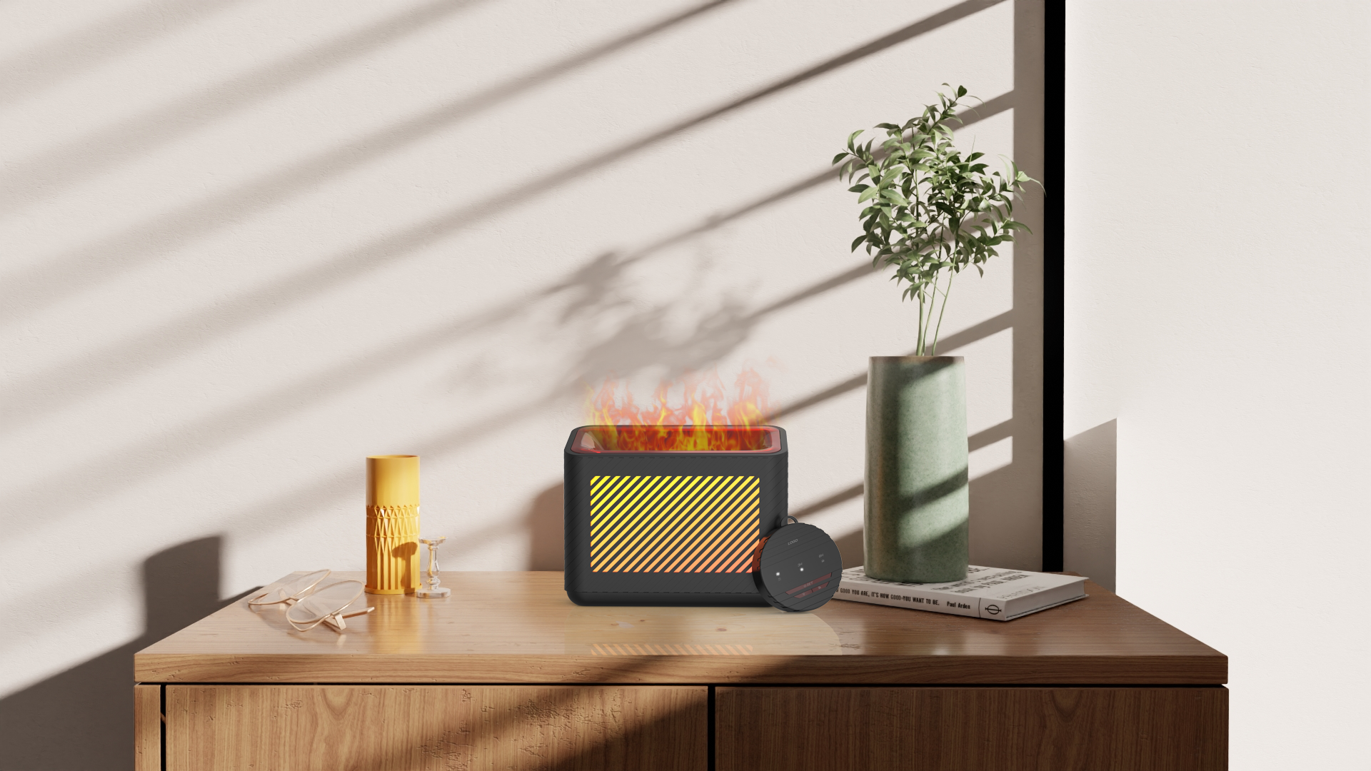 Appearance design，Structural design，Home design，Humidifier，Aromatherapy machine，Flame aroma diffuser，Shenzhen，product design，