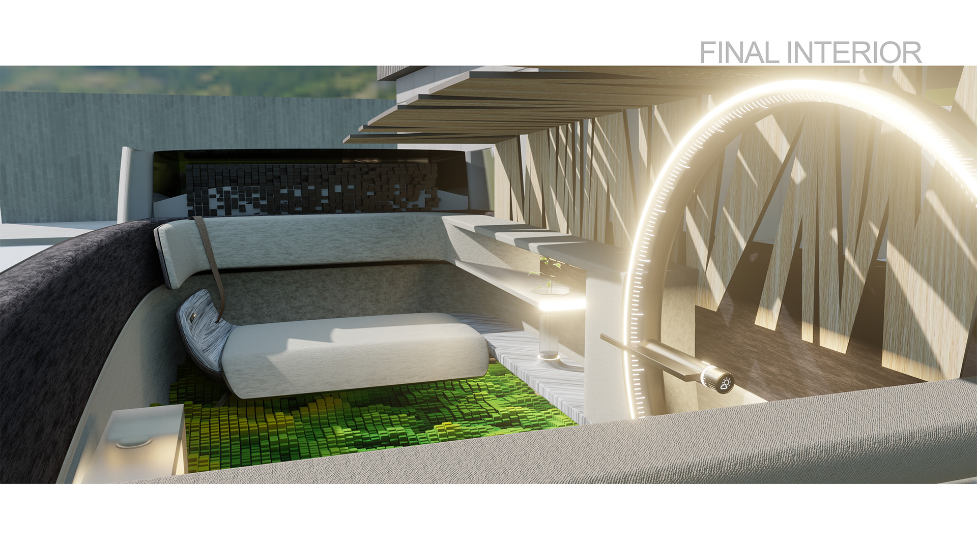 Touring car，Personal tailor，Regulating air temperature，Sense of future，Automobile design，conceptual design，Automotive interior，