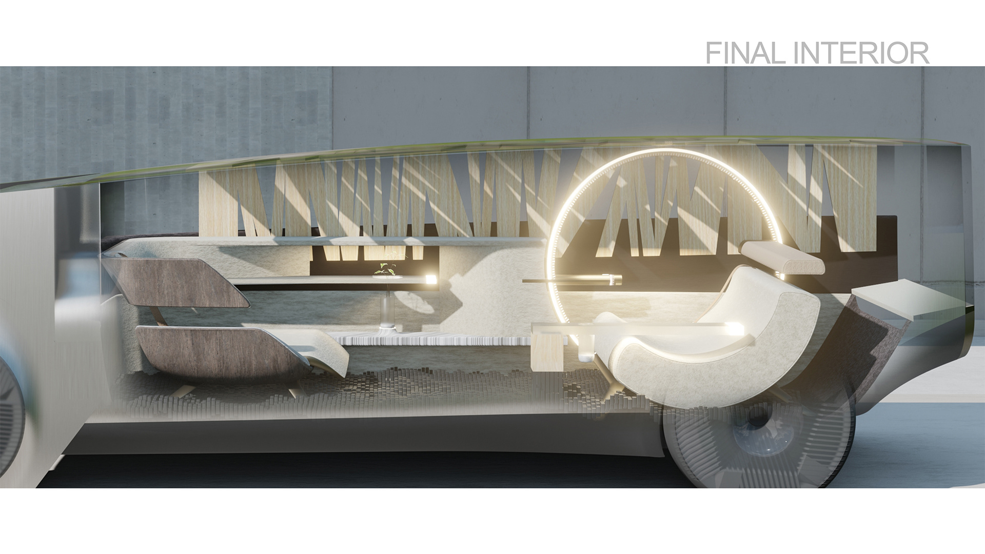 Touring car，Personal tailor，Regulating air temperature，Sense of future，Automobile design，conceptual design，Automotive interior，