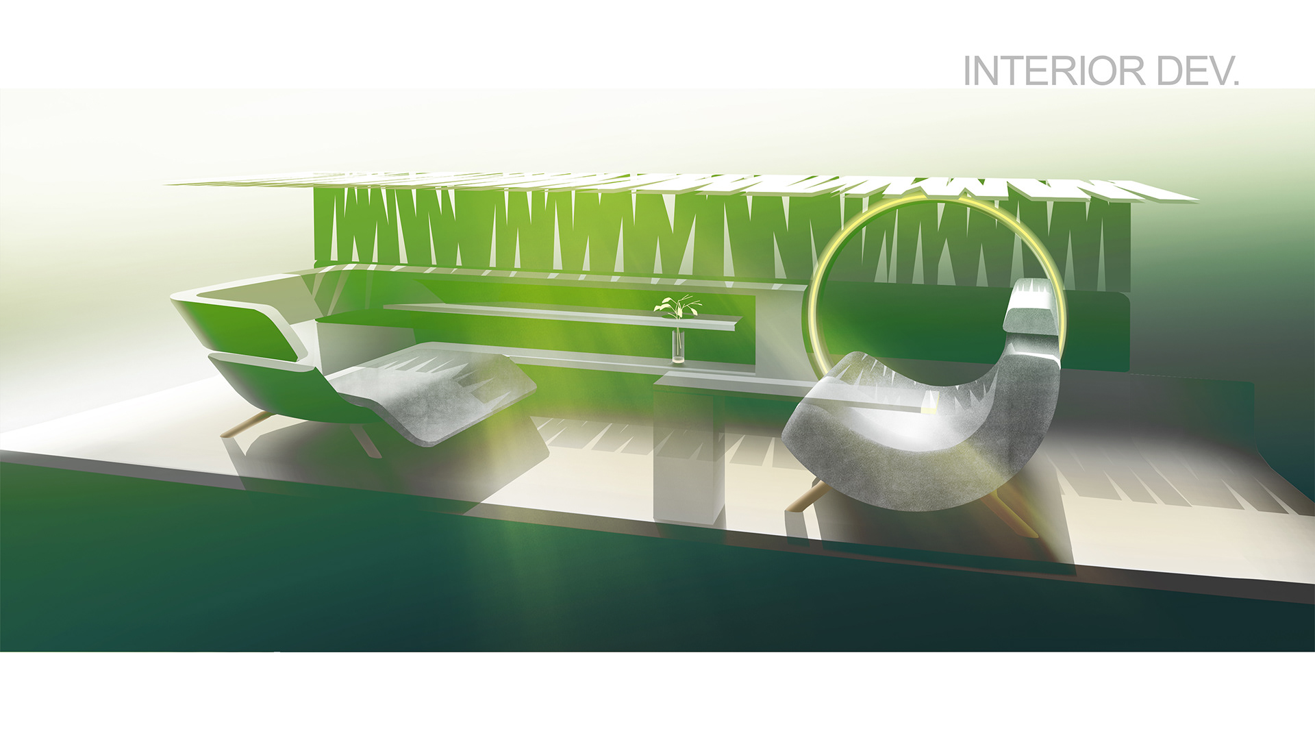 Touring car，Personal tailor，Regulating air temperature，Sense of future，Automobile design，conceptual design，Automotive interior，