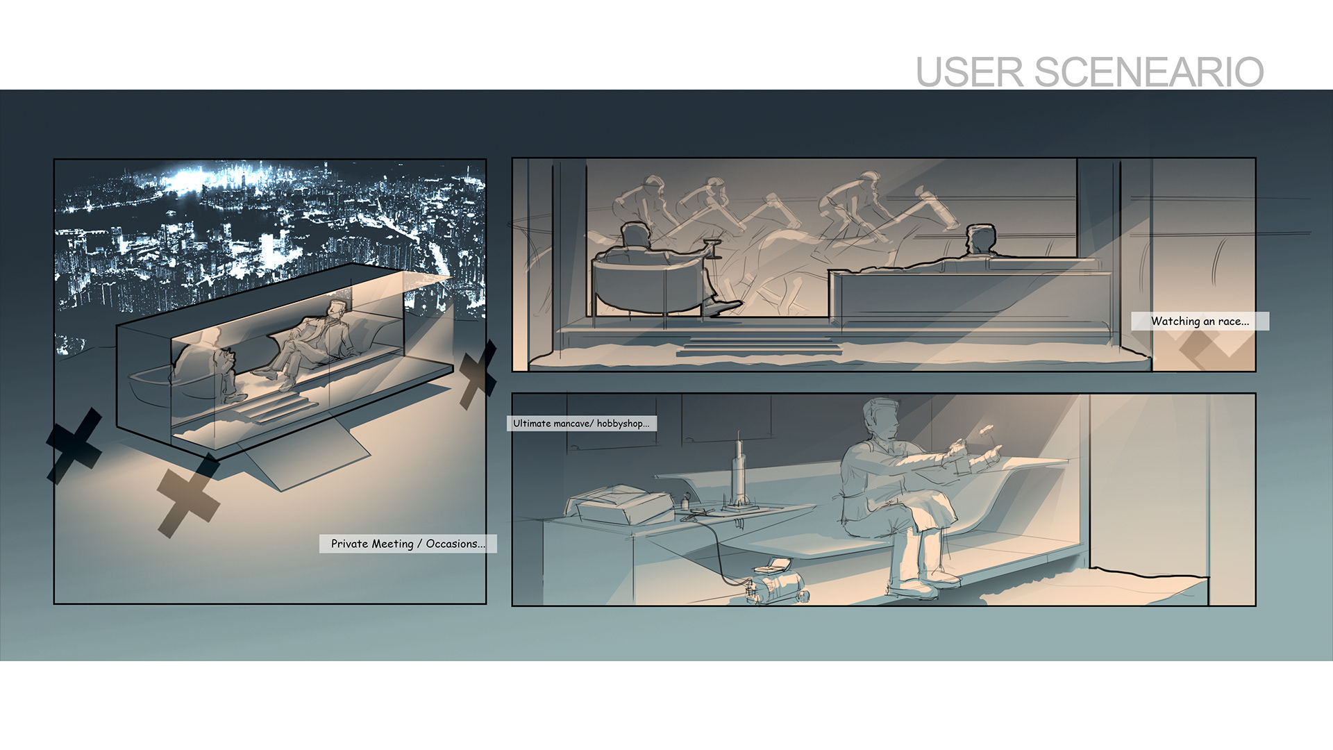 Touring car，Personal tailor，Regulating air temperature，Sense of future，Automobile design，conceptual design，Automotive interior，