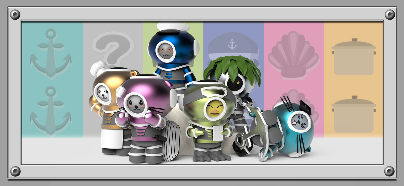 Blind box，Mobile hand office，Face change，