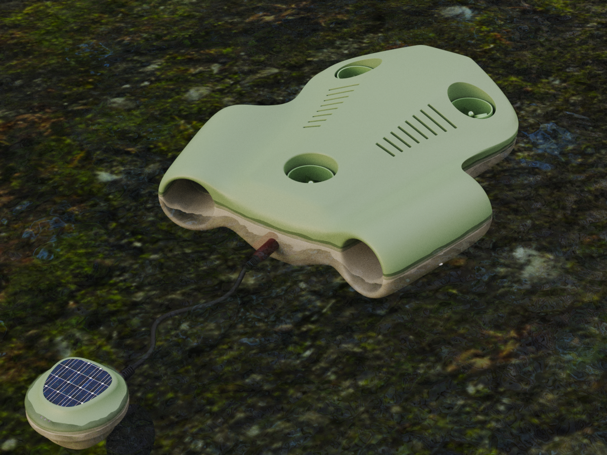 Graduation Design Works of 2022 Undergraduate，Graduation exhibition，School of Design, Hunan University ，Unmanned submarine，Lake ecology，