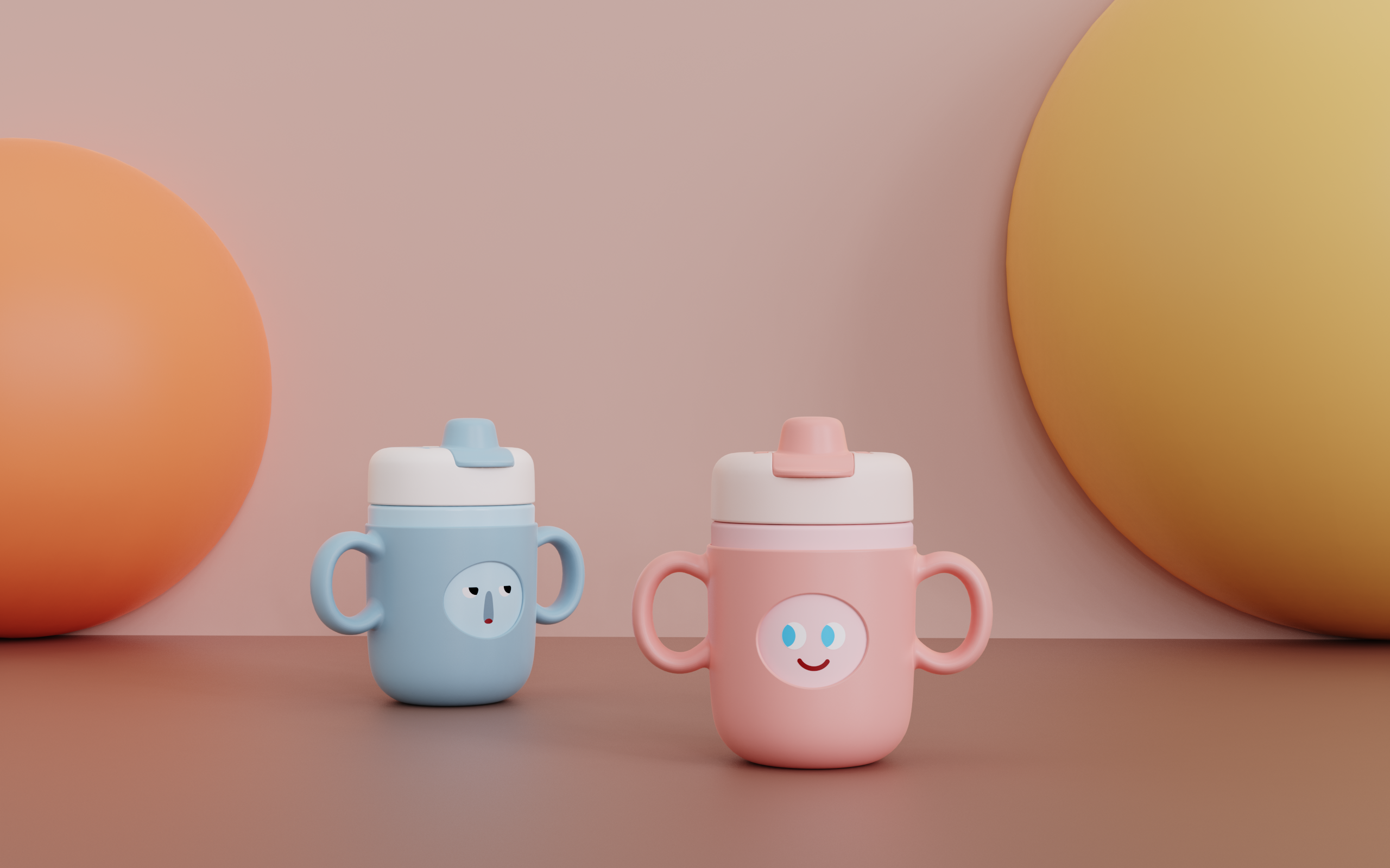 Children's milk cup，