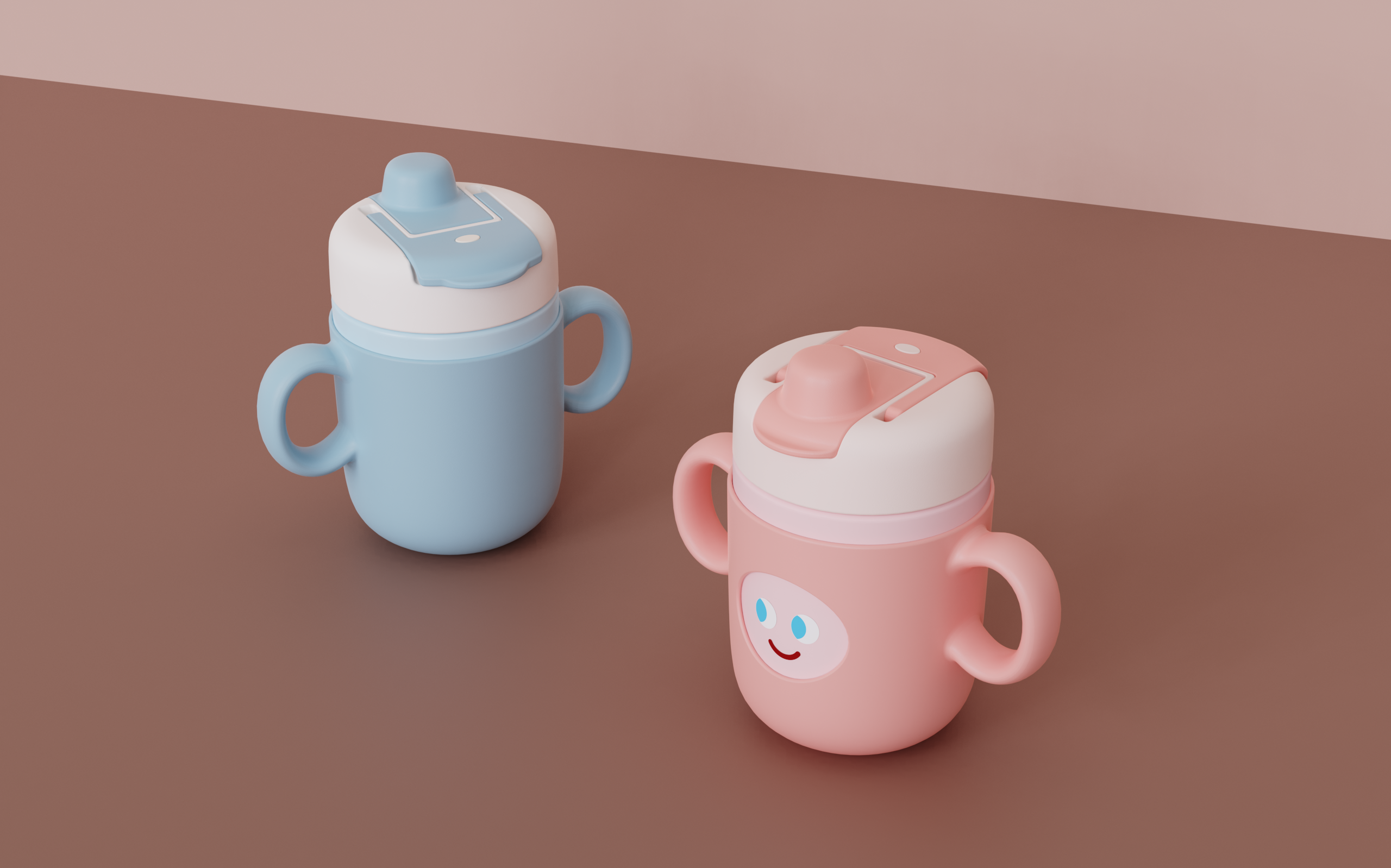 Children's milk cup，