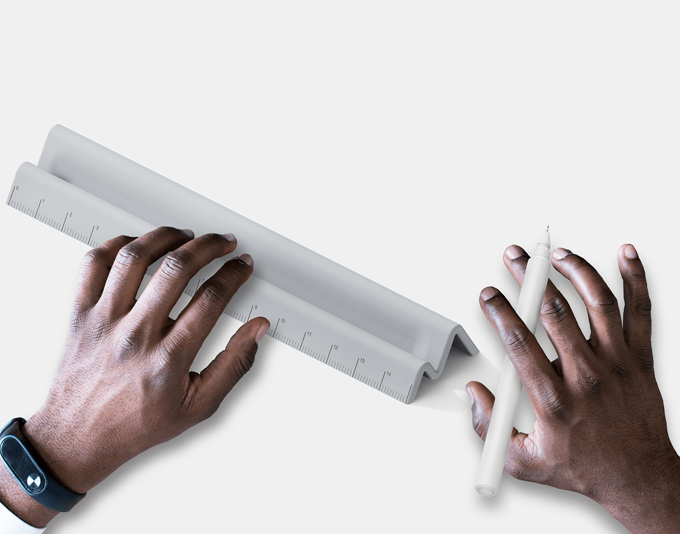 to work in an office，sunrise，industrial design，object，ruler，