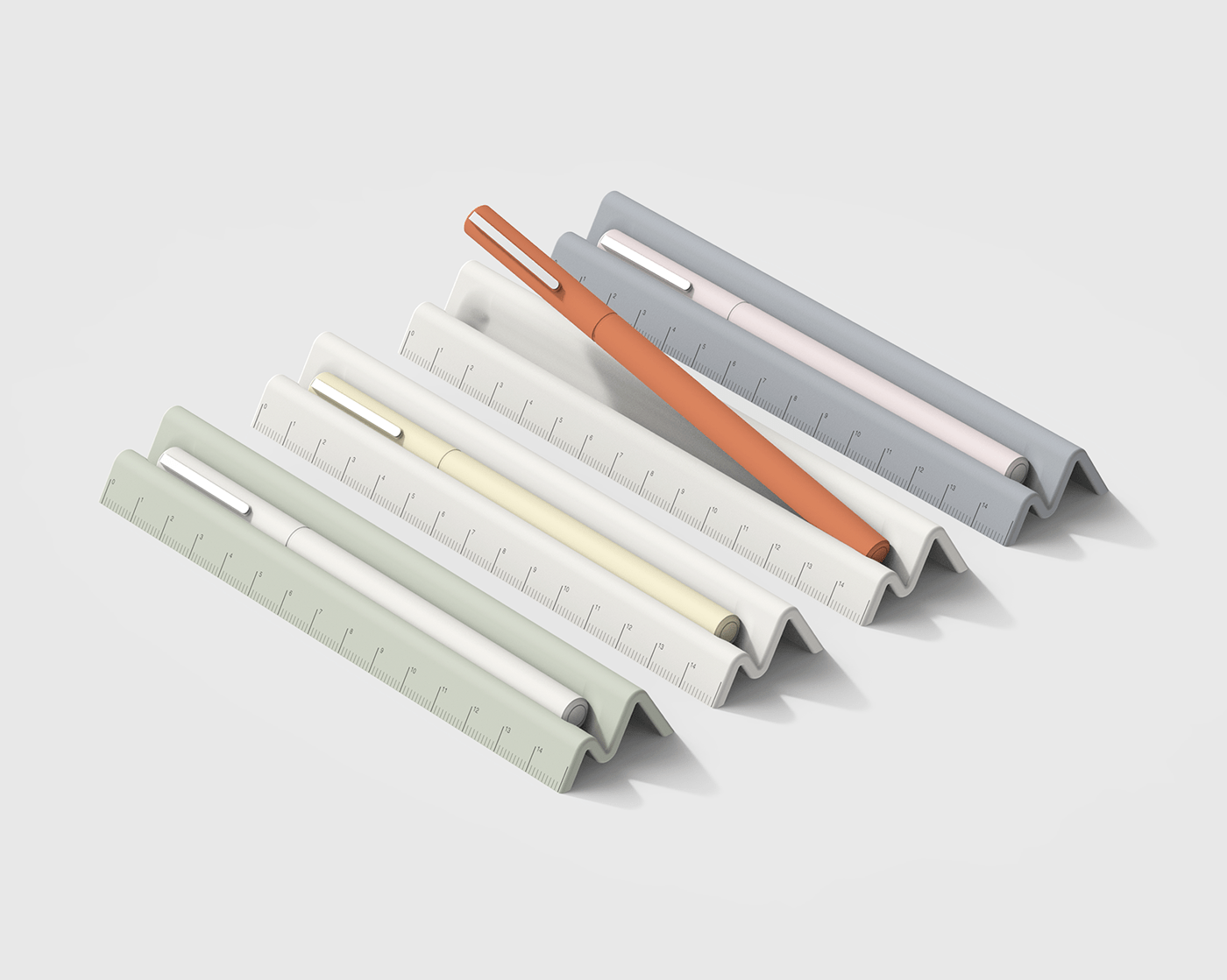 to work in an office，sunrise，industrial design，object，ruler，