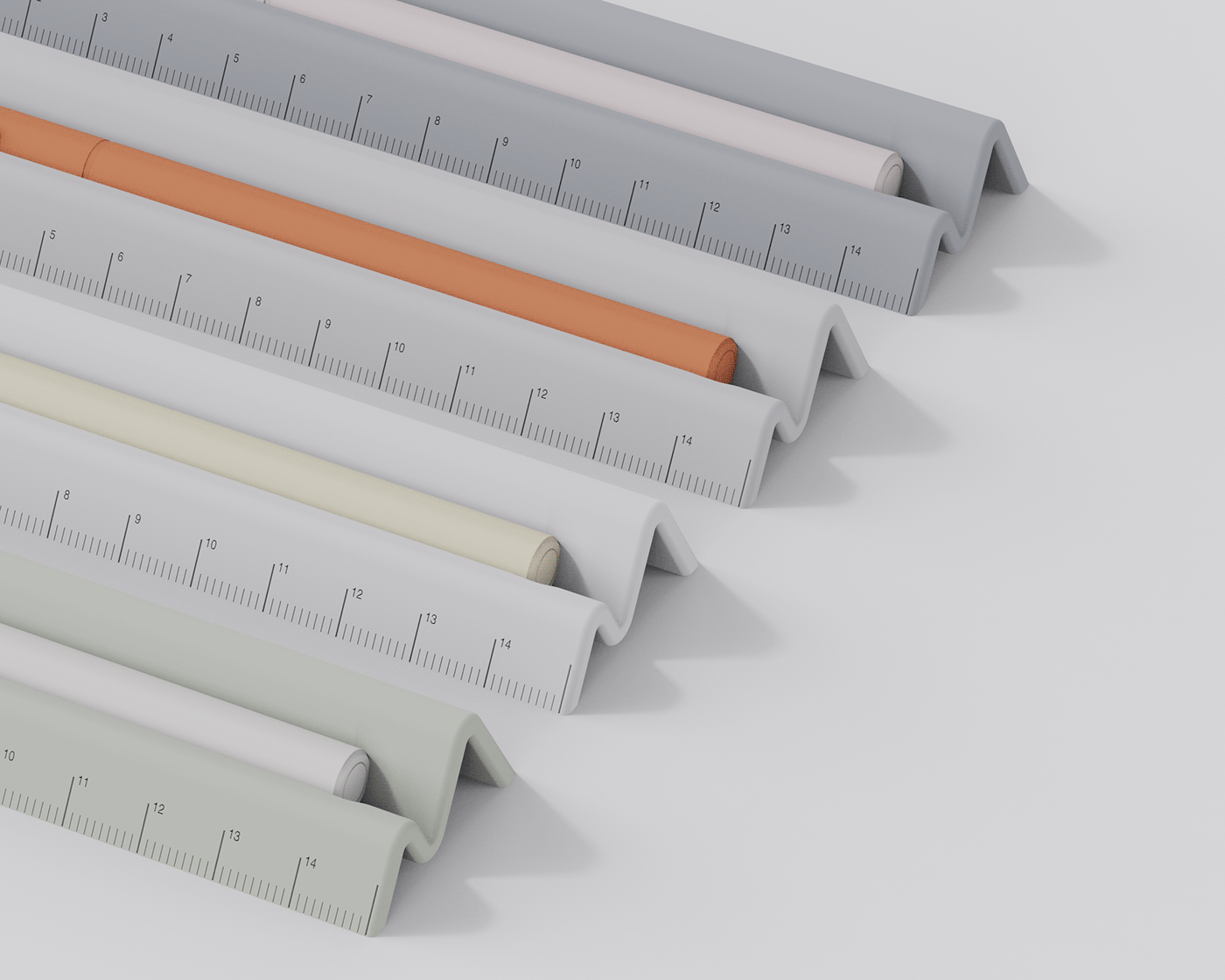 to work in an office，sunrise，industrial design，object，ruler，