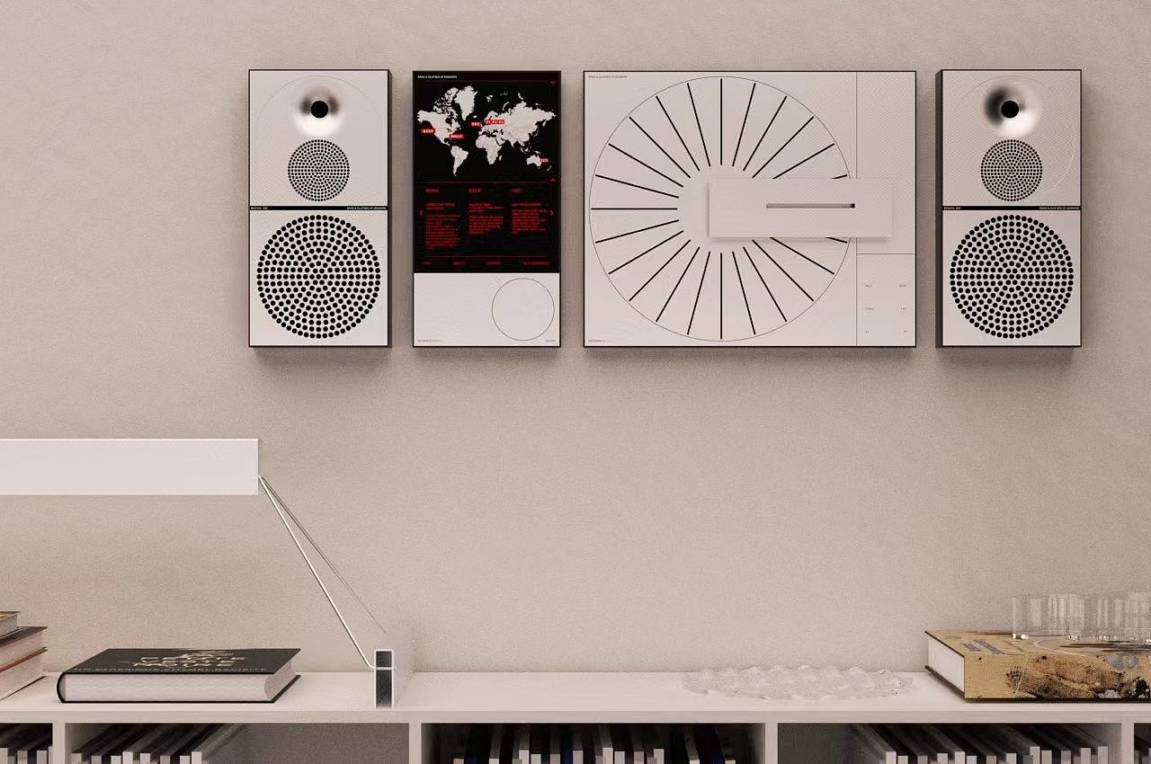 sound，conceptual design，exquisite，loudspeaker box，