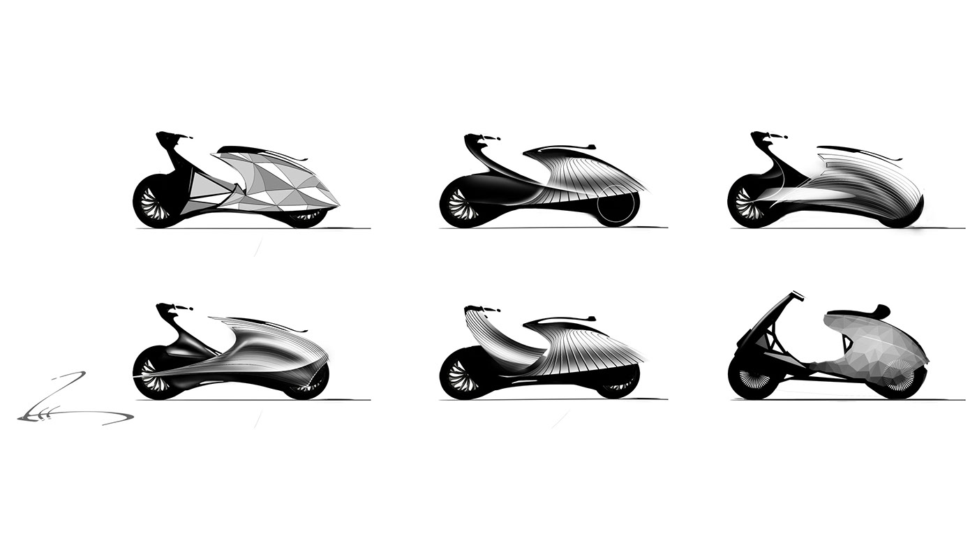 EVespa，Electric scooter，Electric vehicle，Cool，