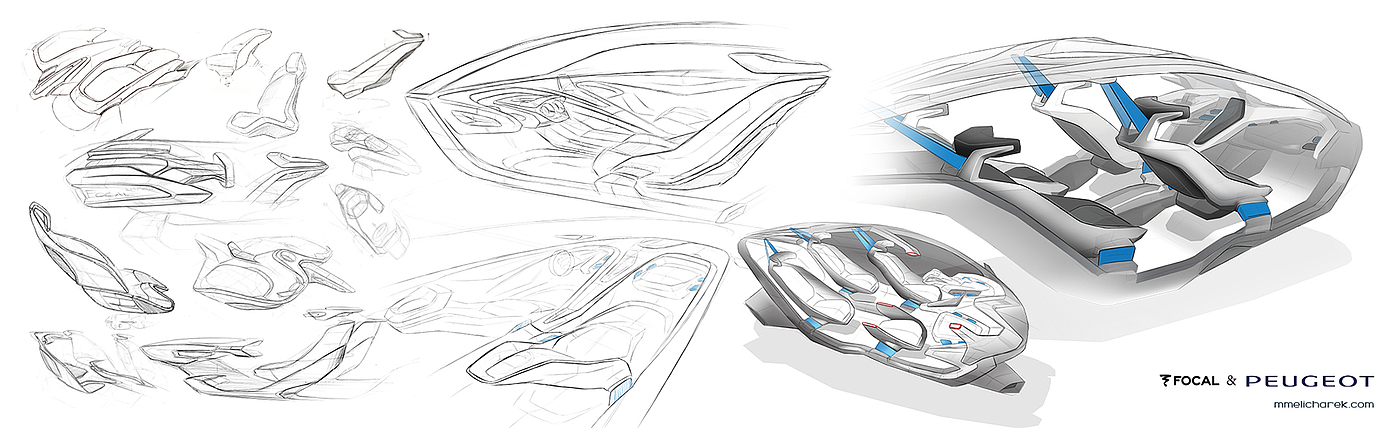 conceptual design，automobile，Indoor prototype，