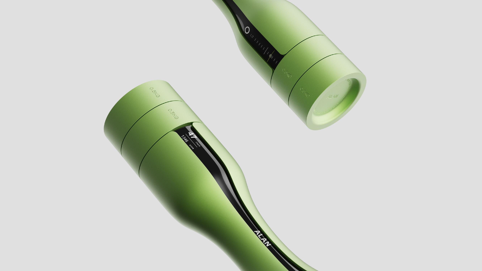 product design，industrial design，Keyshot rendering，sample reels，dumbbell，Fitness Equipment，