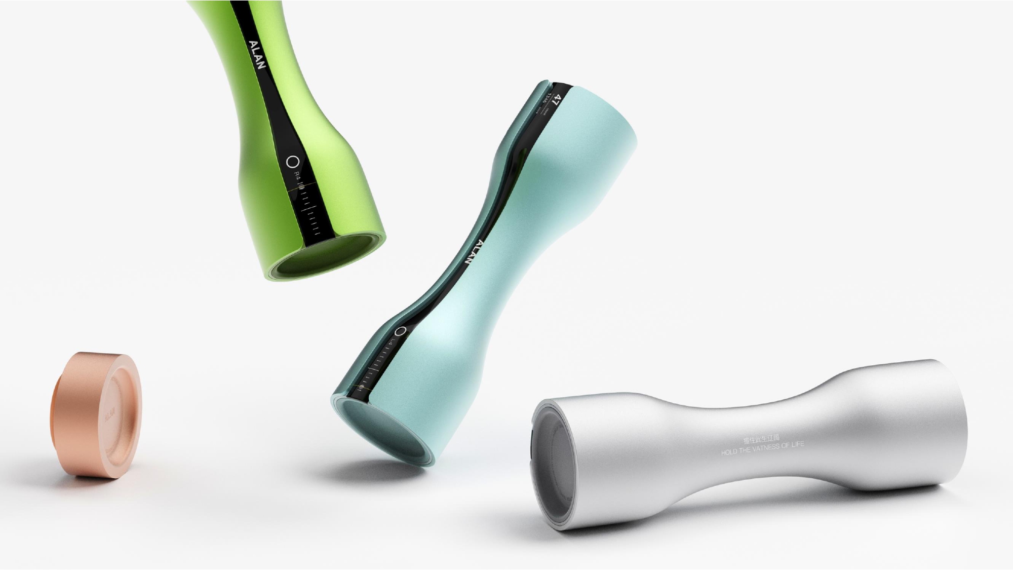 product design，industrial design，Keyshot rendering，sample reels，dumbbell，Fitness Equipment，