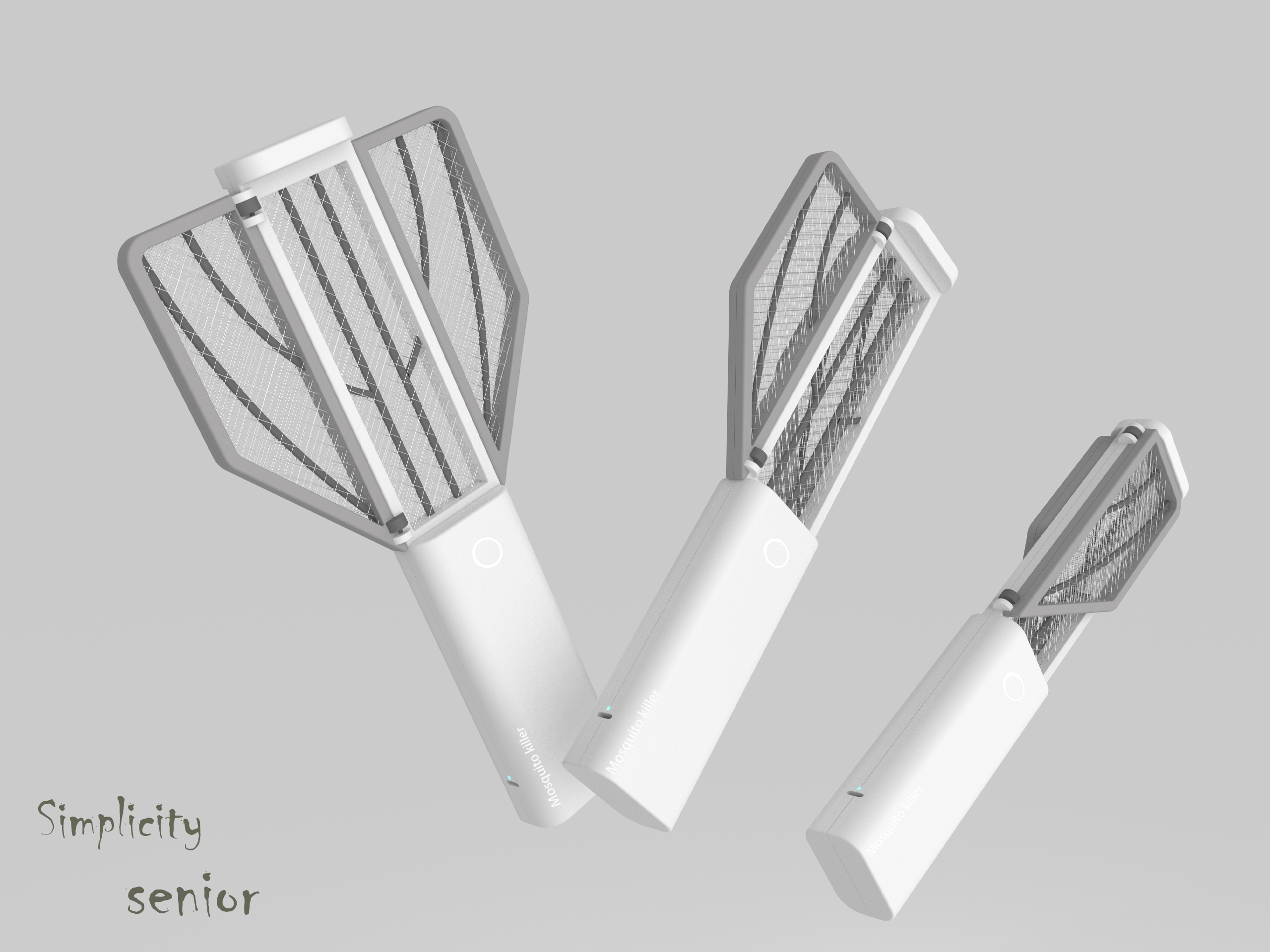 Electric mosquito racket，