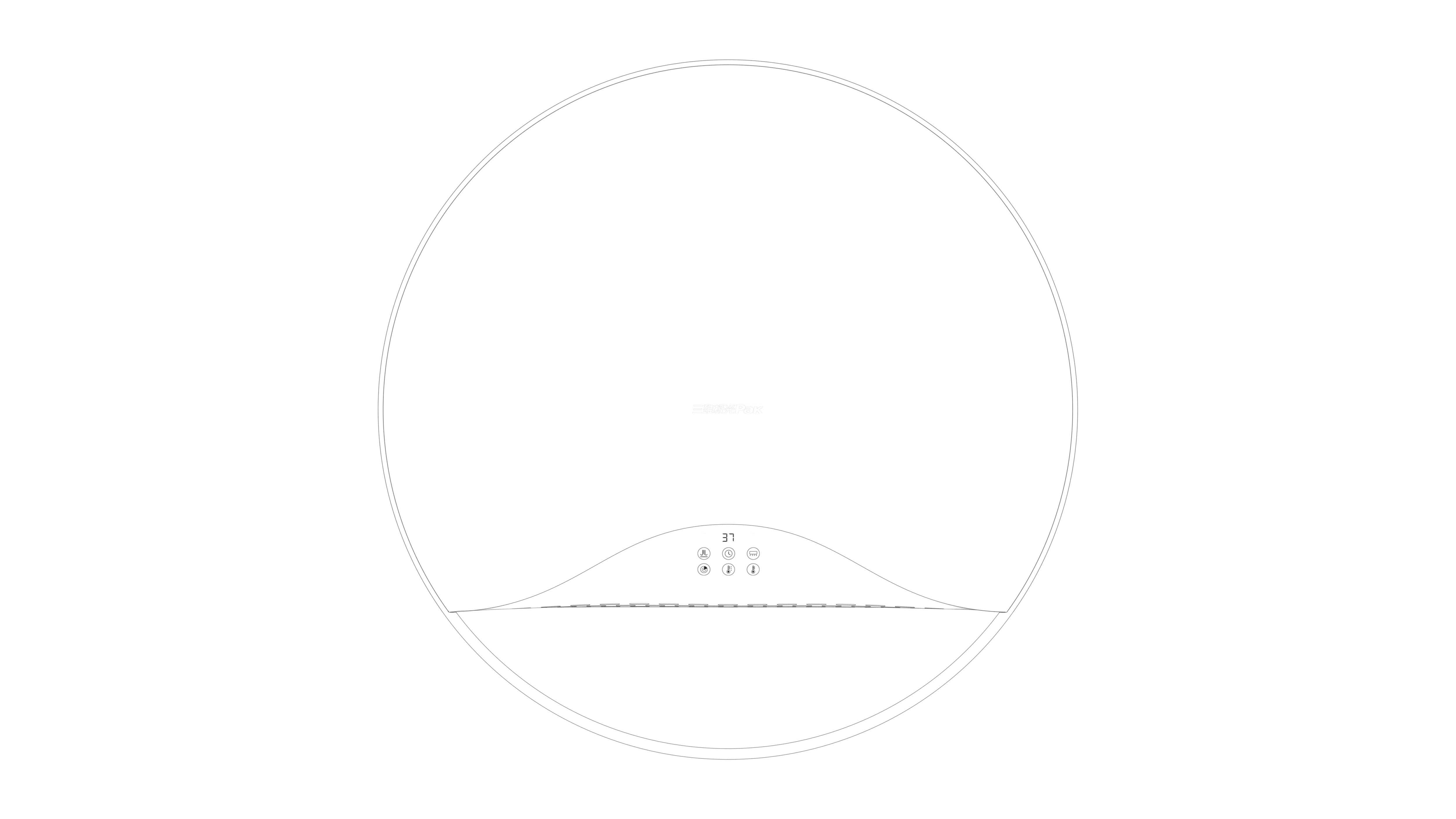 Appearance design，Design，Air heating design，