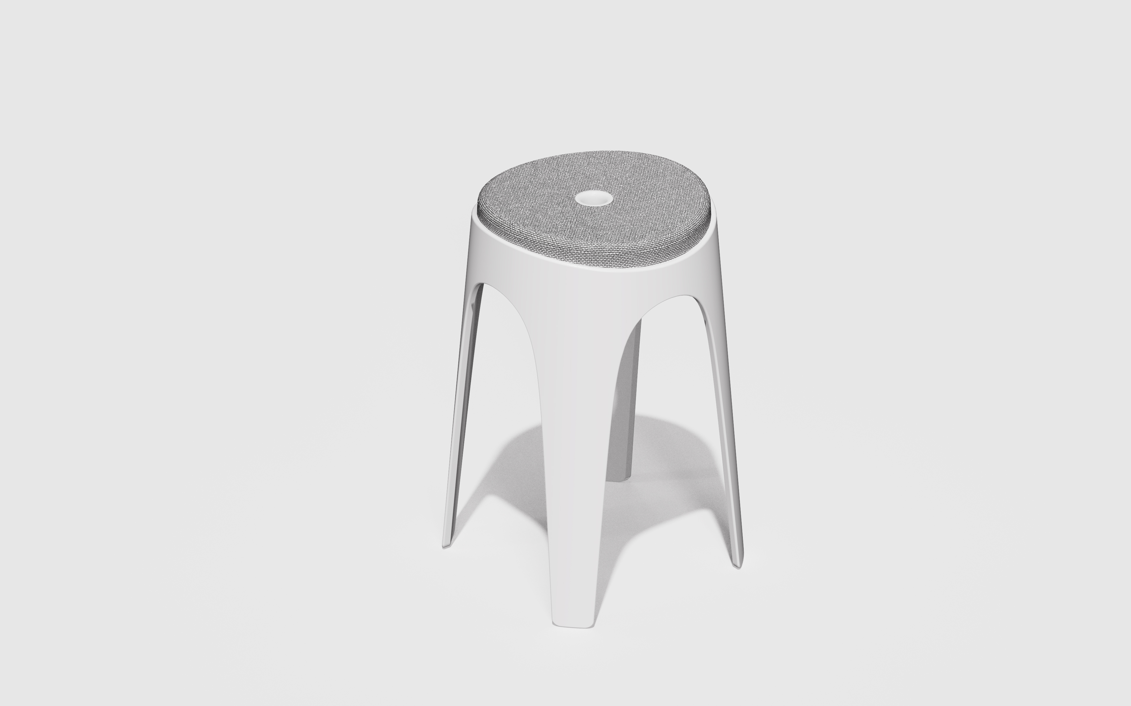 Household products，Appearance design，Plastic stool，product design，