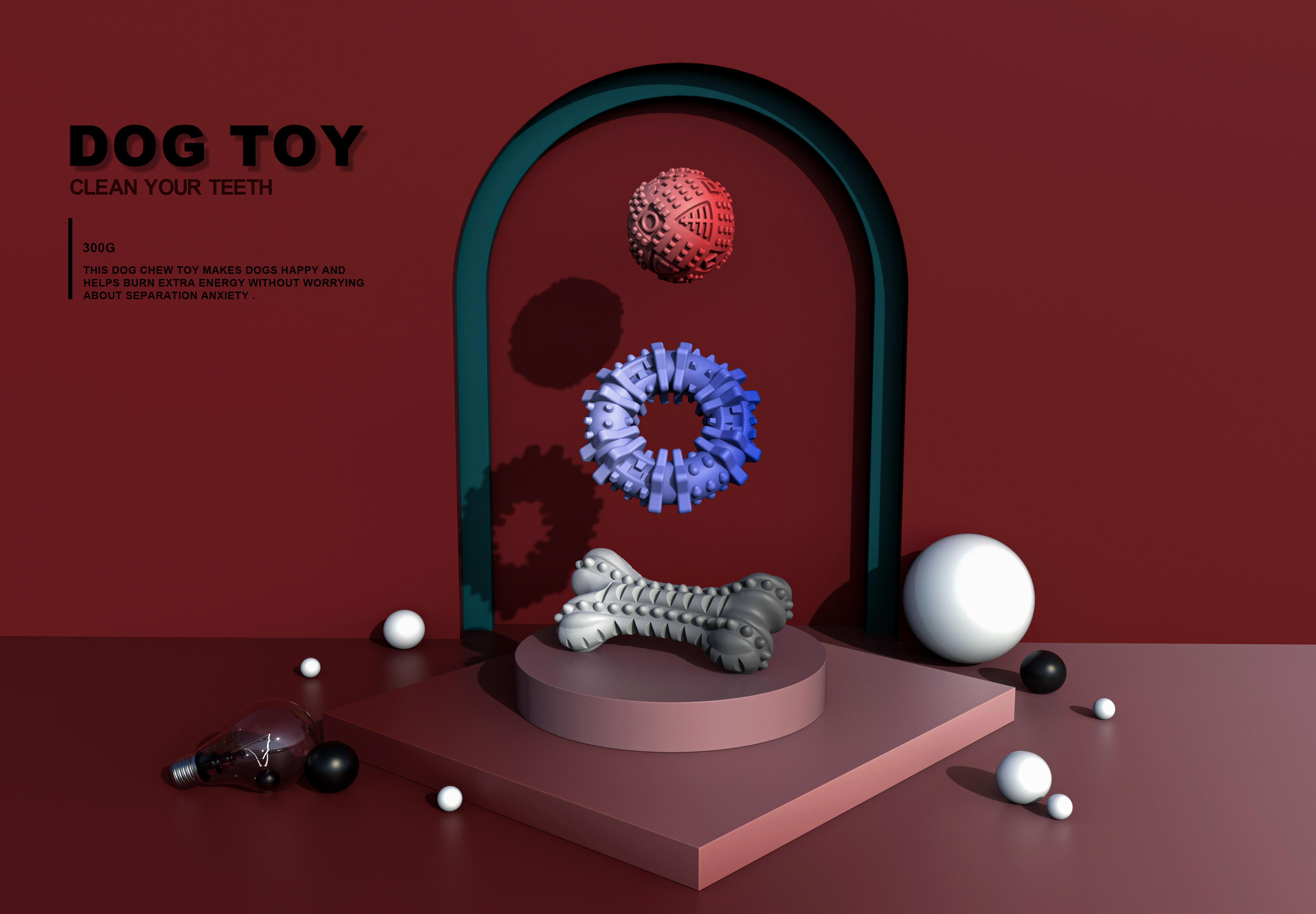 Pet toys，Chewing toys，gift，Dog bones，