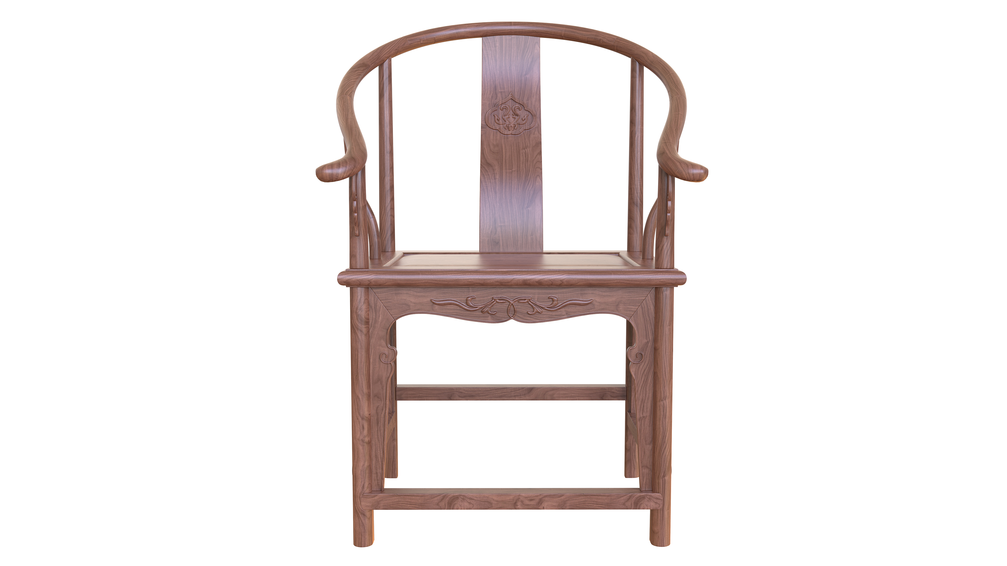 furniture，Chinese style，round-backed armchair，Leisure chair，Ming Qing chair，solid wood，originality，Design，
