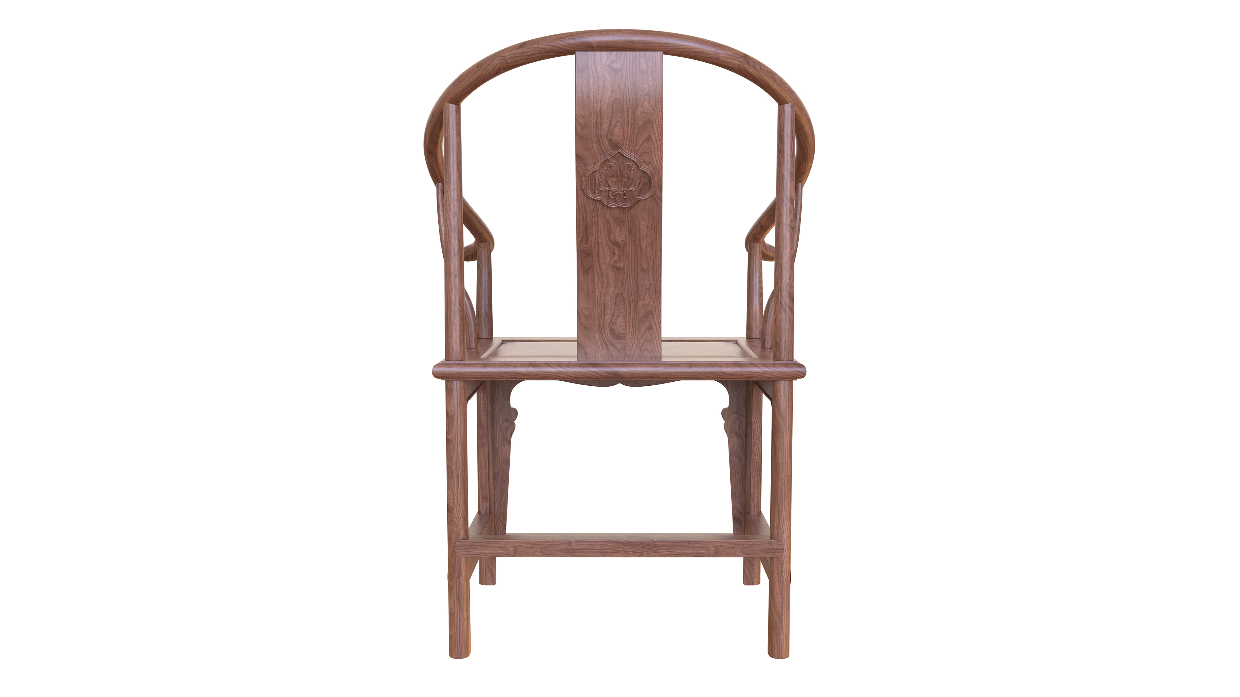 furniture，Chinese style，round-backed armchair，Leisure chair，Ming Qing chair，solid wood，originality，Design，