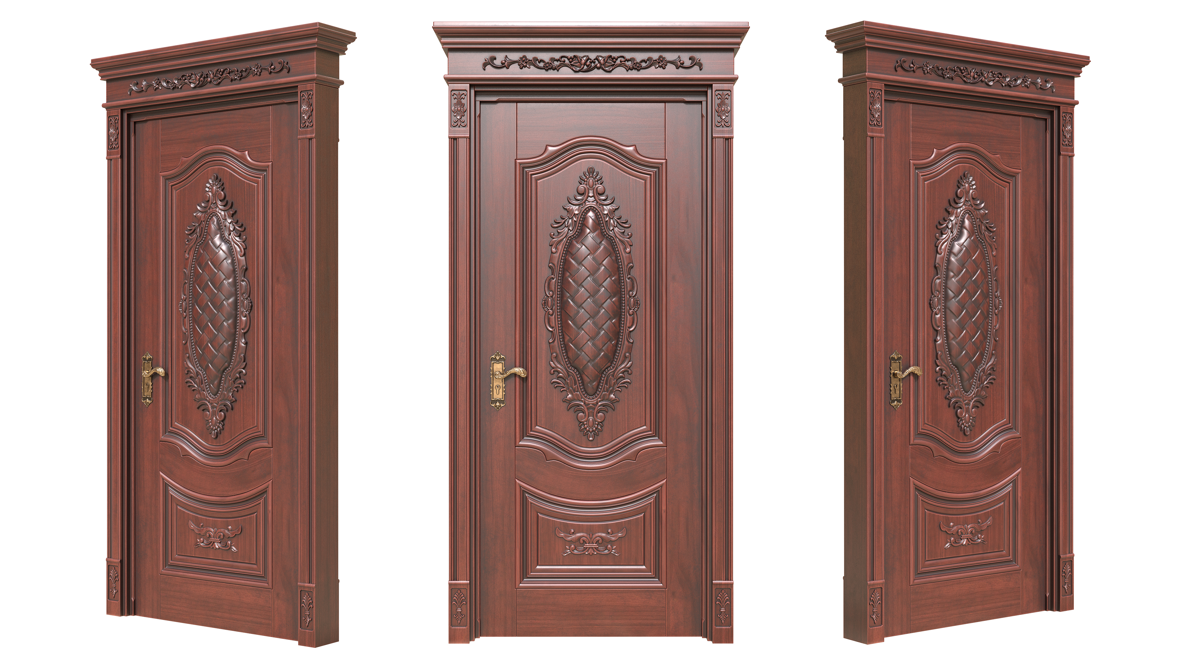 door，doors and windows，Wooden doors，Modeling rendering tutorial，furniture，originality，Design，Antique Valley fragrance，