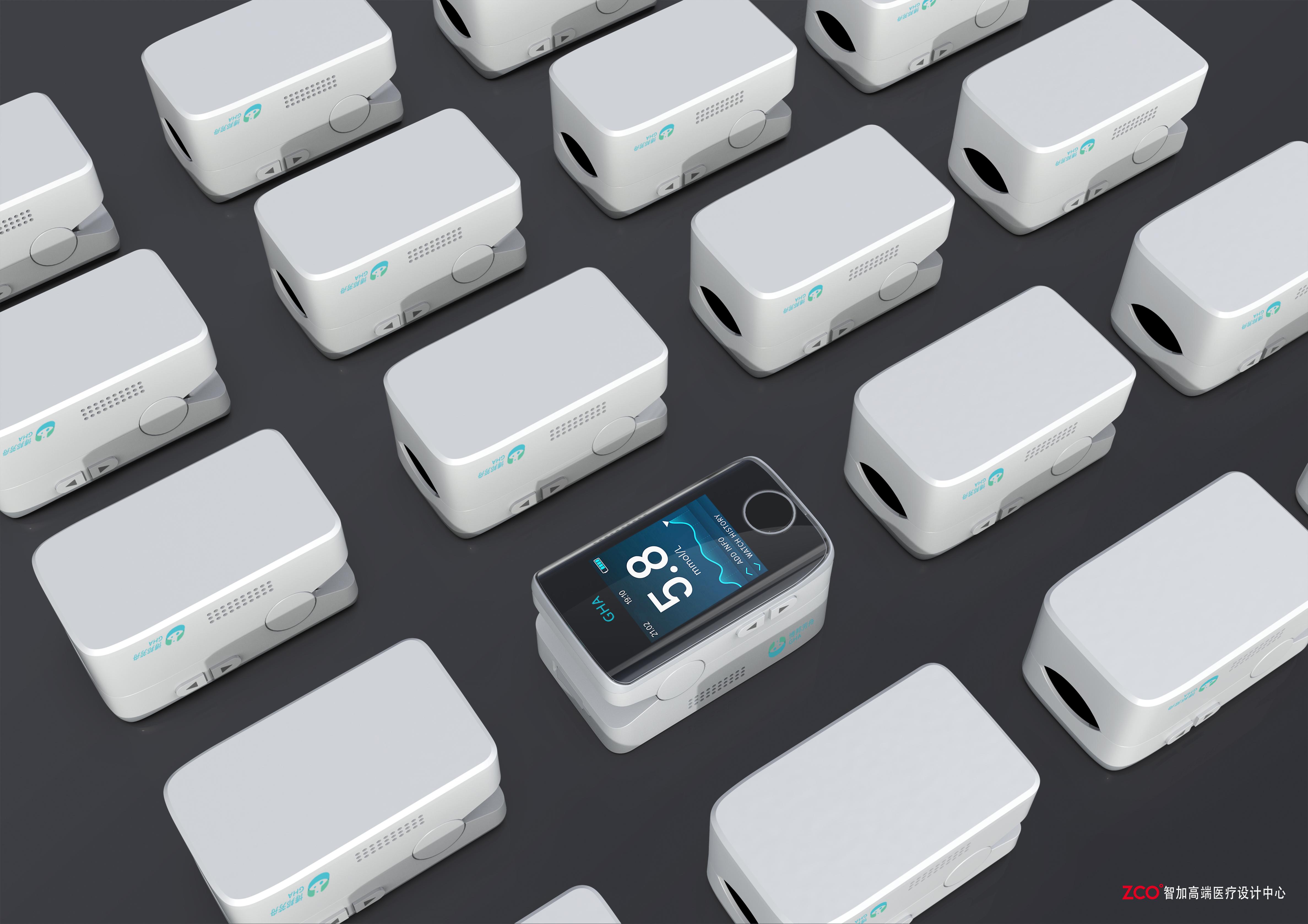 Zhijia design，Chika，medical care，apparatus，Noninvasive，Blood glucose meter，instrument，