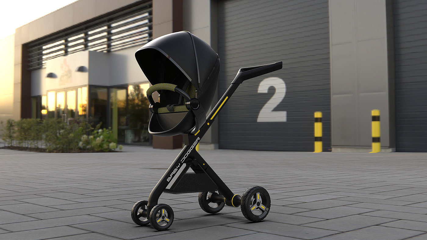 baby carriage，trend，practical，