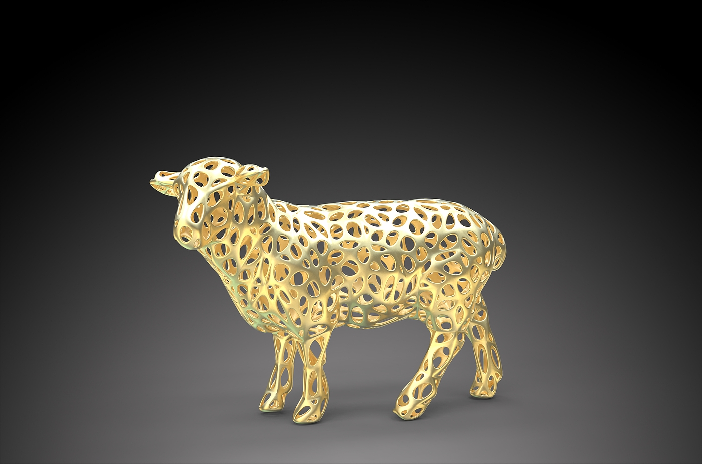 Twelve zodiac animal bionic design ornaments，