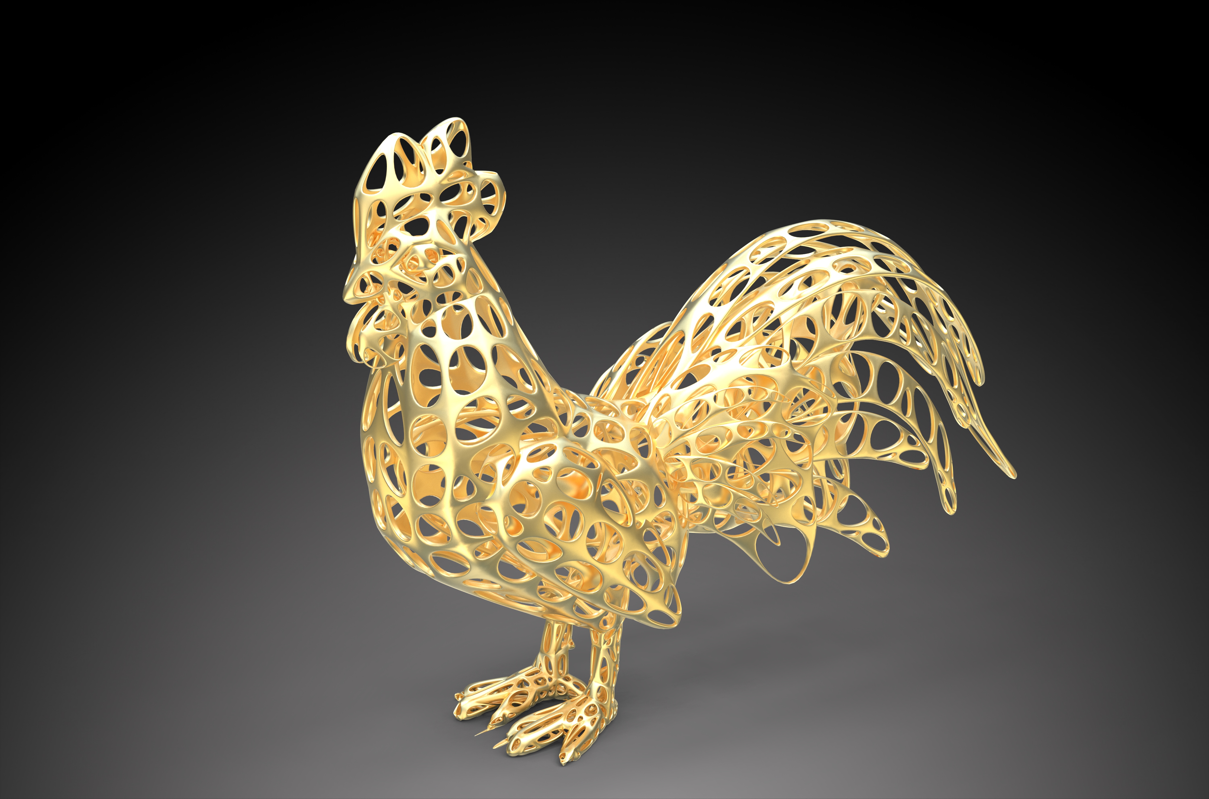 Twelve zodiac animal bionic design ornaments，