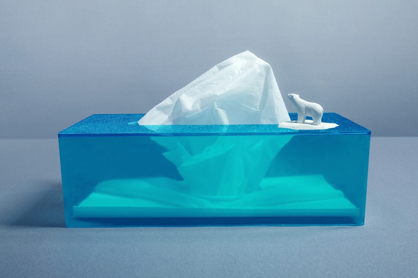 Tissue box，originality，Art，iceberg，