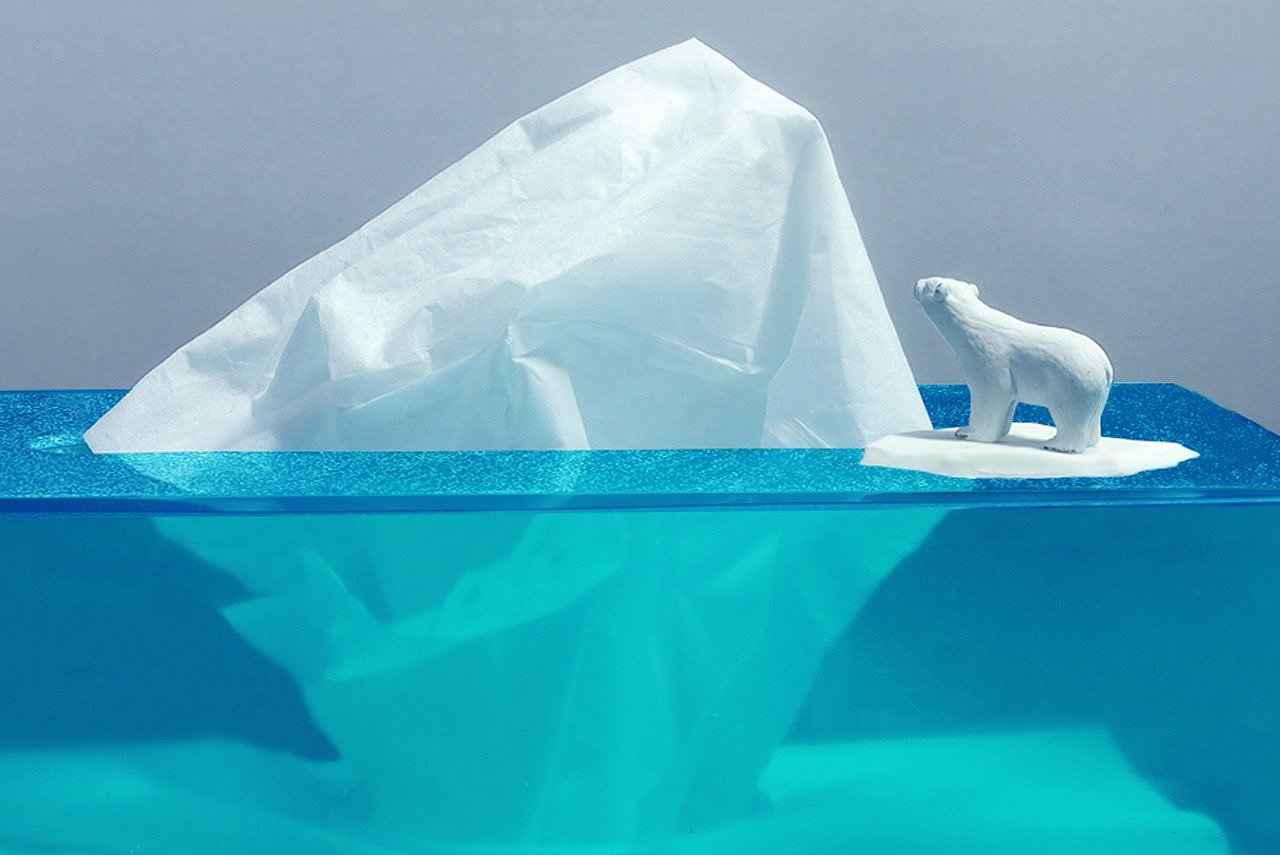 Tissue box，originality，Art，iceberg，