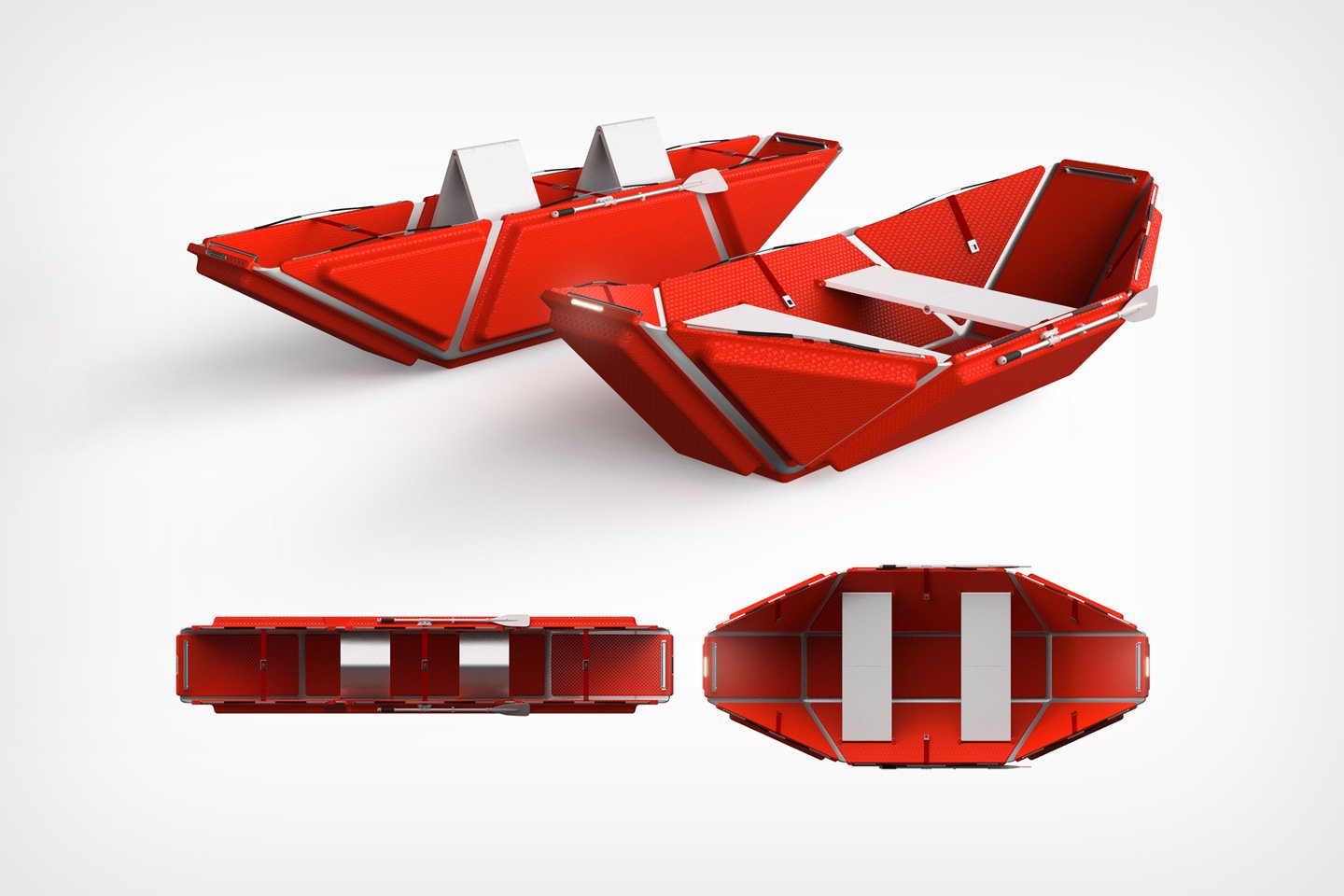 Fold And Rescue，lifeboat，Origami lifeboat，security，science and technology，