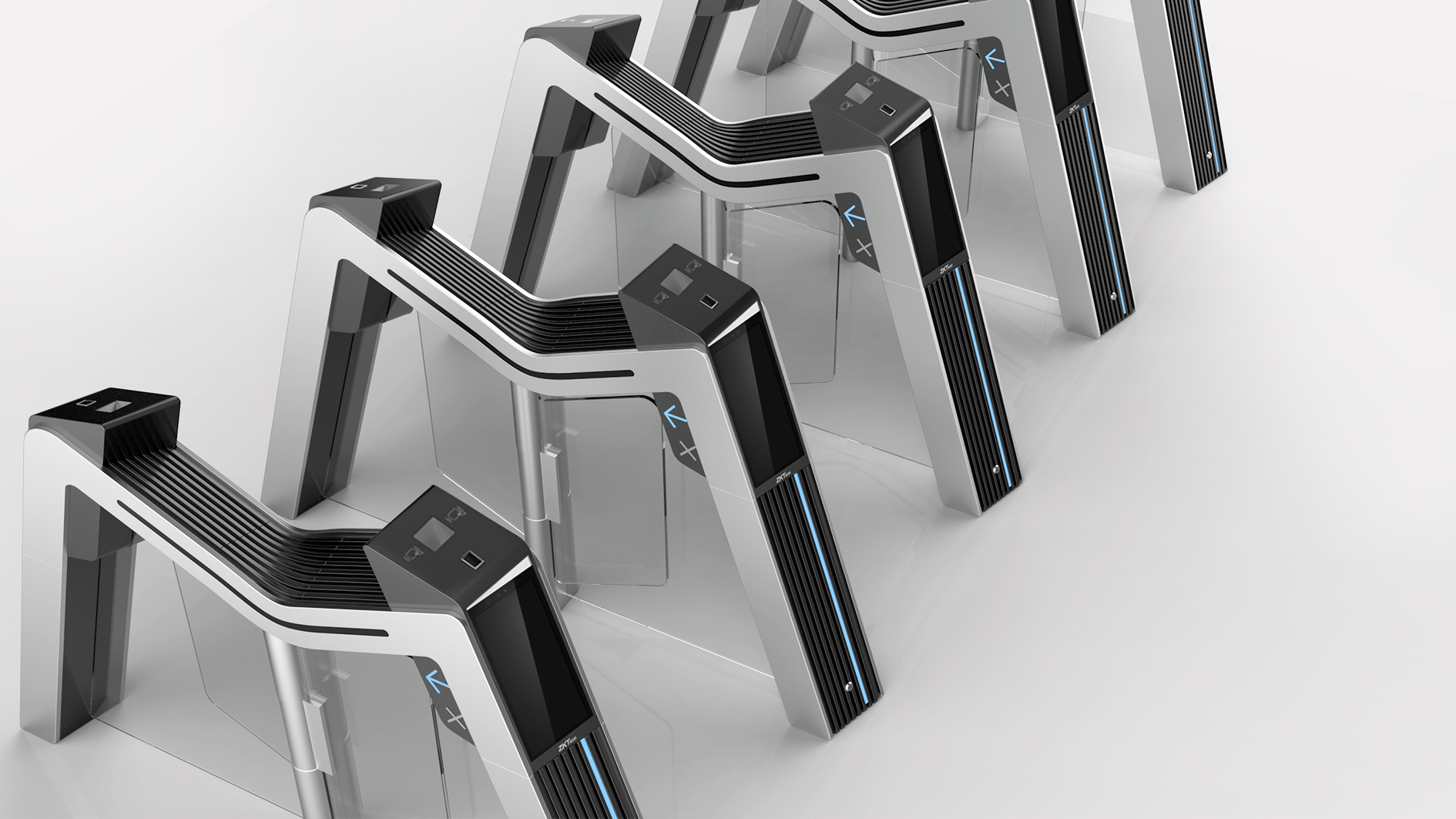 industrial design，product design，intelligence，Swing gate，Wisdom entrance，Pedethrough，equipment，Epidemic prevention and control，