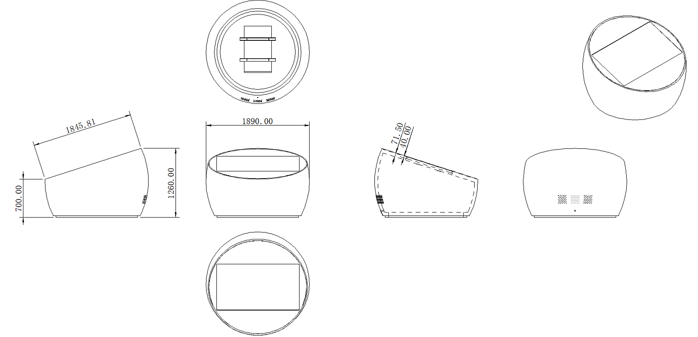 3D navigation system，Tea table, touch inquiry table，