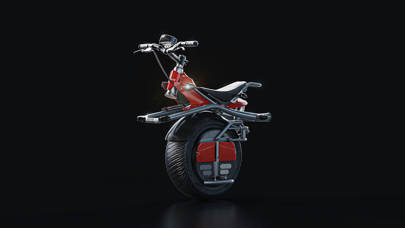 Moataz El Sayed，Single wheel motorcycle，RYNO，