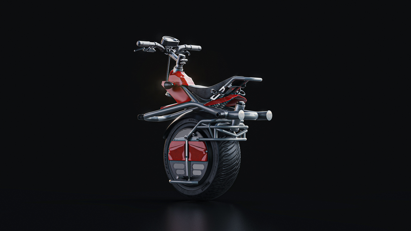 Moataz El Sayed，Single wheel motorcycle，RYNO，