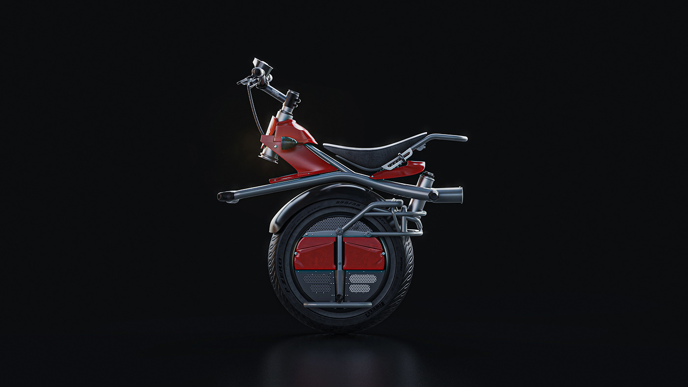 Moataz El Sayed，Single wheel motorcycle，RYNO，