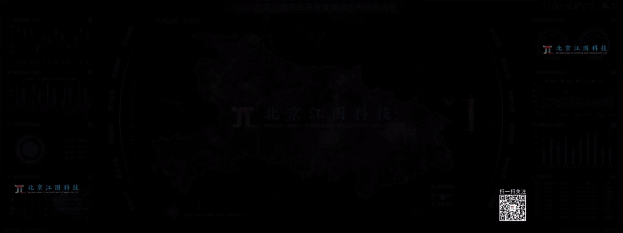 smart city，Smart grid，Grid，Visual large screen，Data visualization，Large screen interaction，