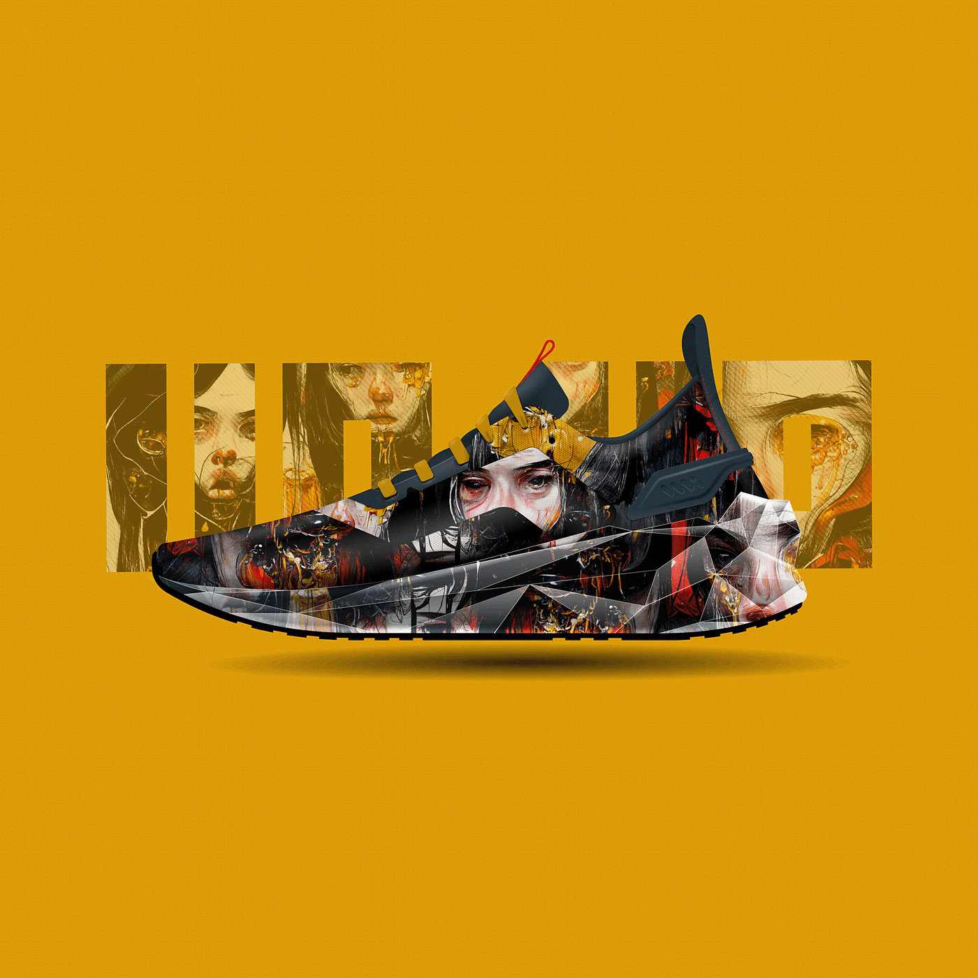 shoes，outline，concept，