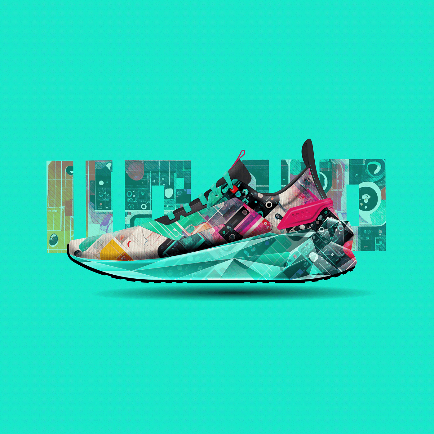 shoes，outline，concept，